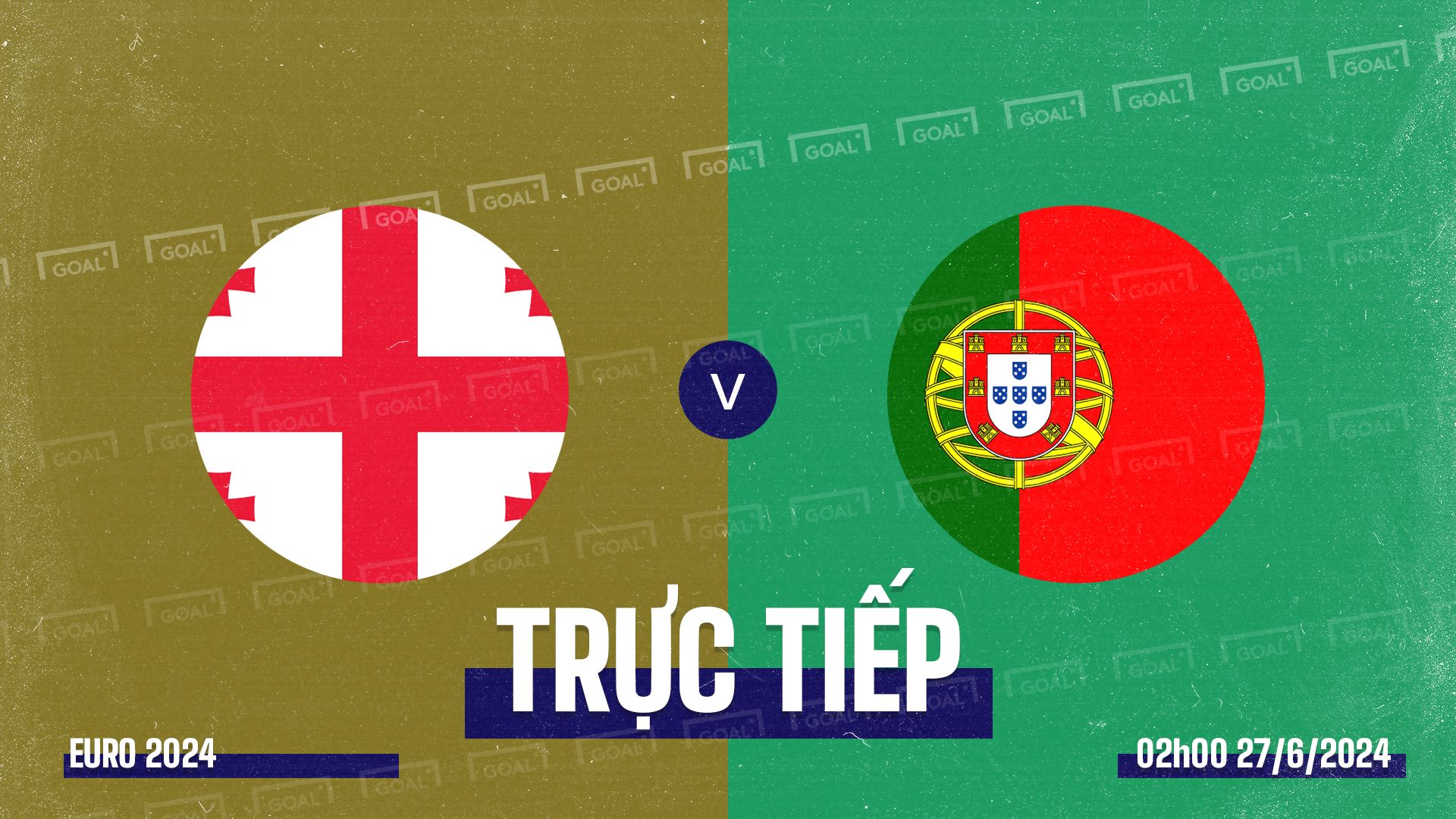 Georgia vs Portugal EURO 2024 GFX