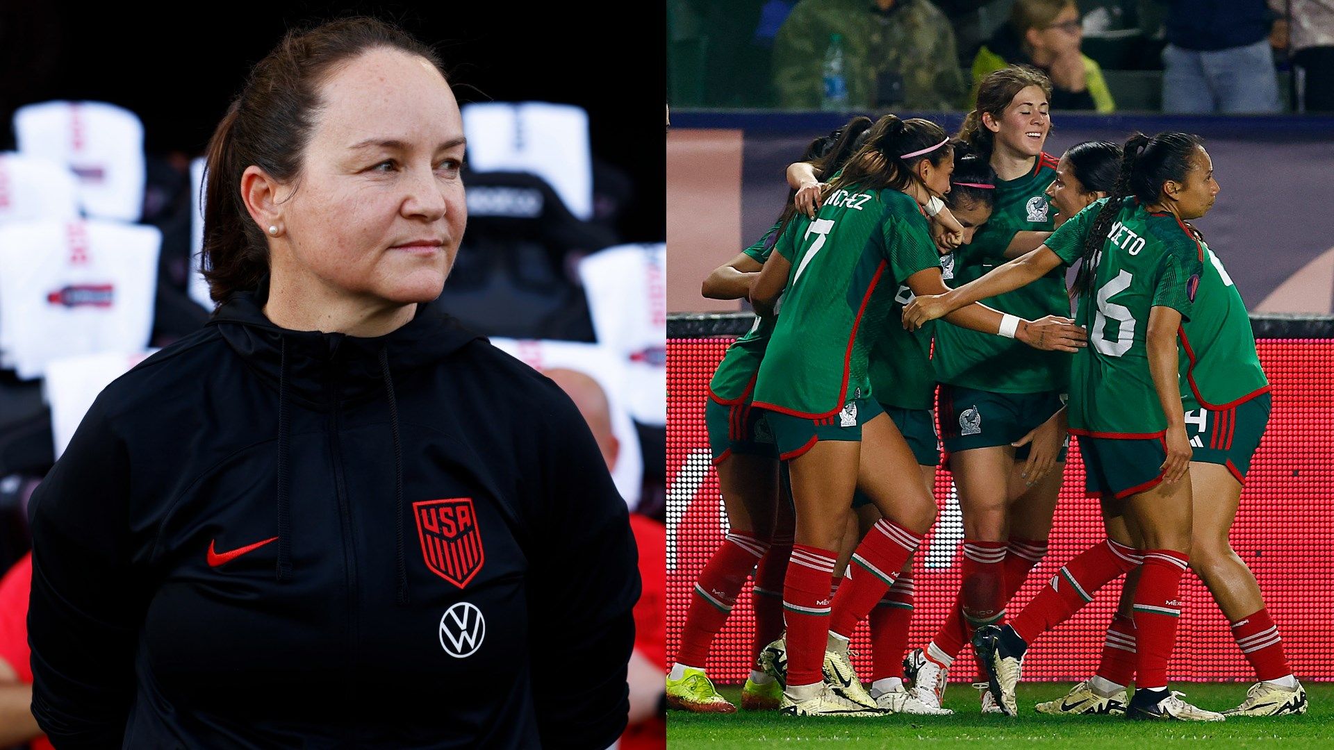 Twila Kilgore USWNT Mexico split