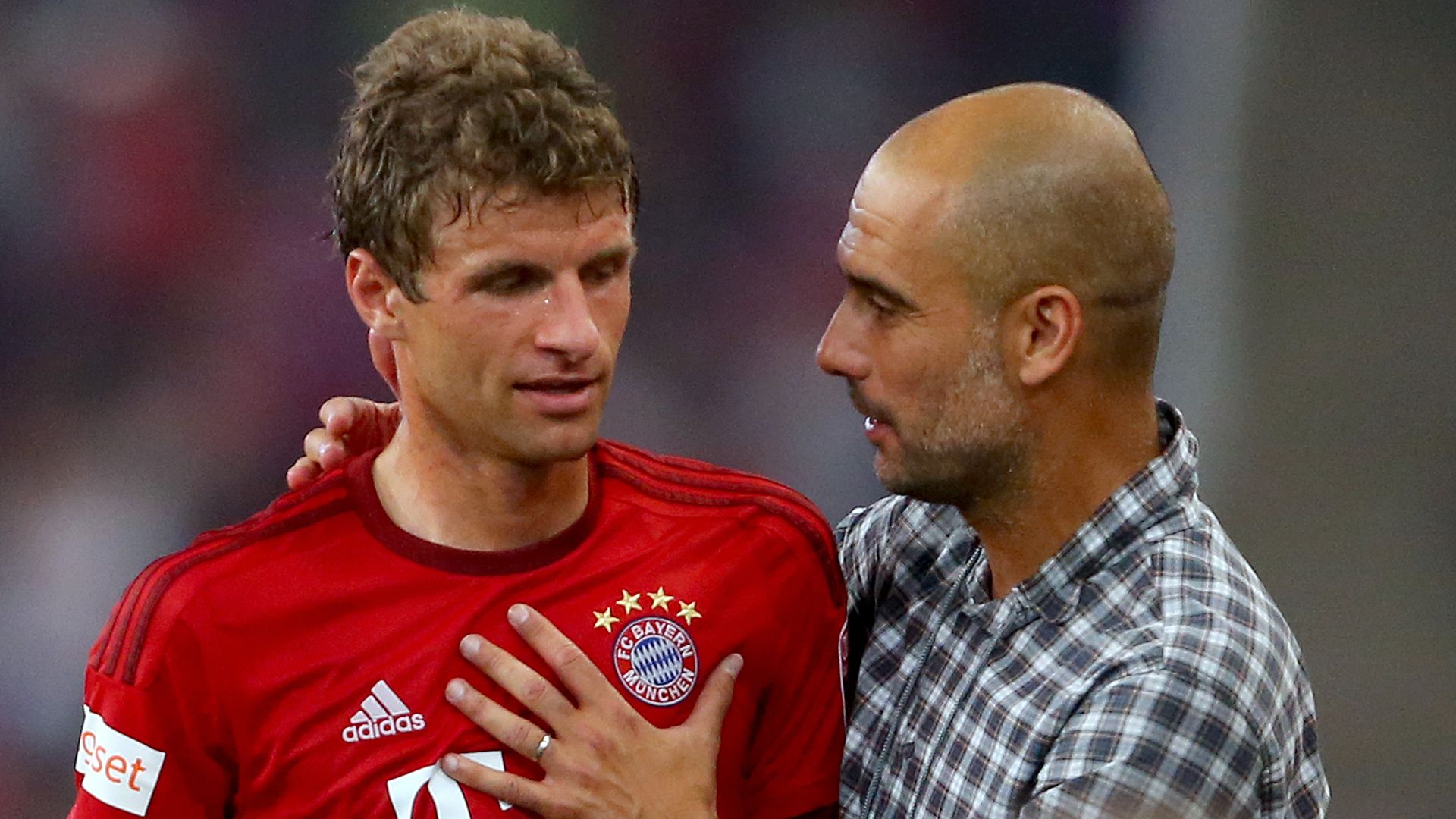 Pep Guardiola Thomas Müller Bayern München Bundesliga