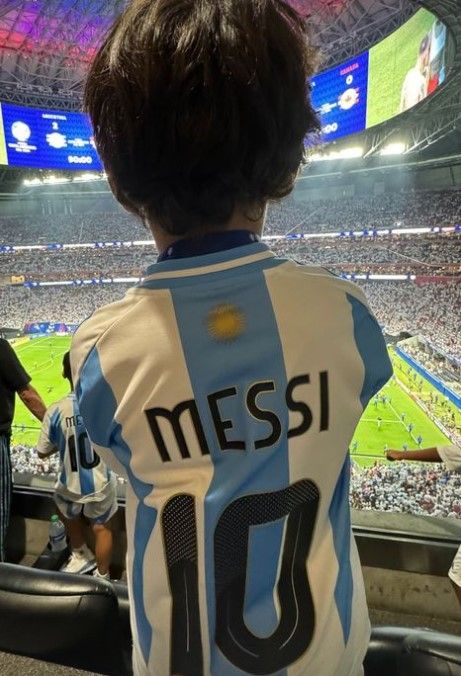 Messi kids Argentina Copa America 2024