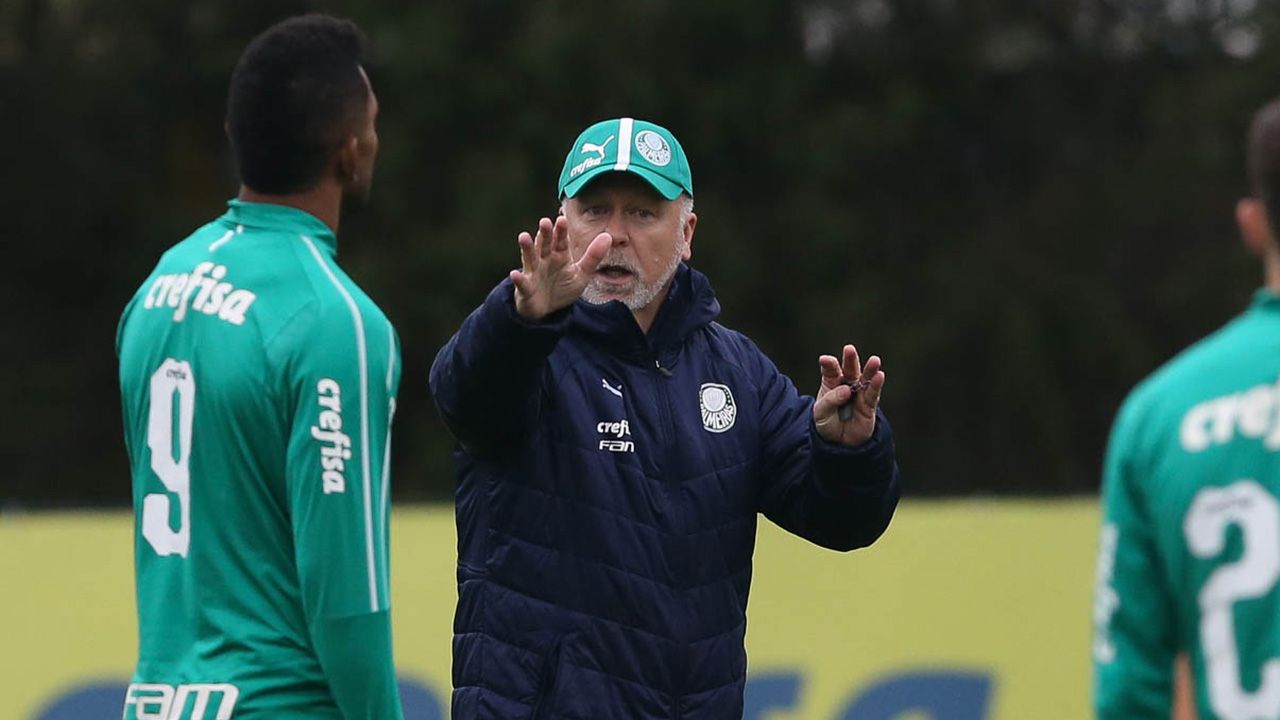 Mano Menezes treino Palmeiras 05092019