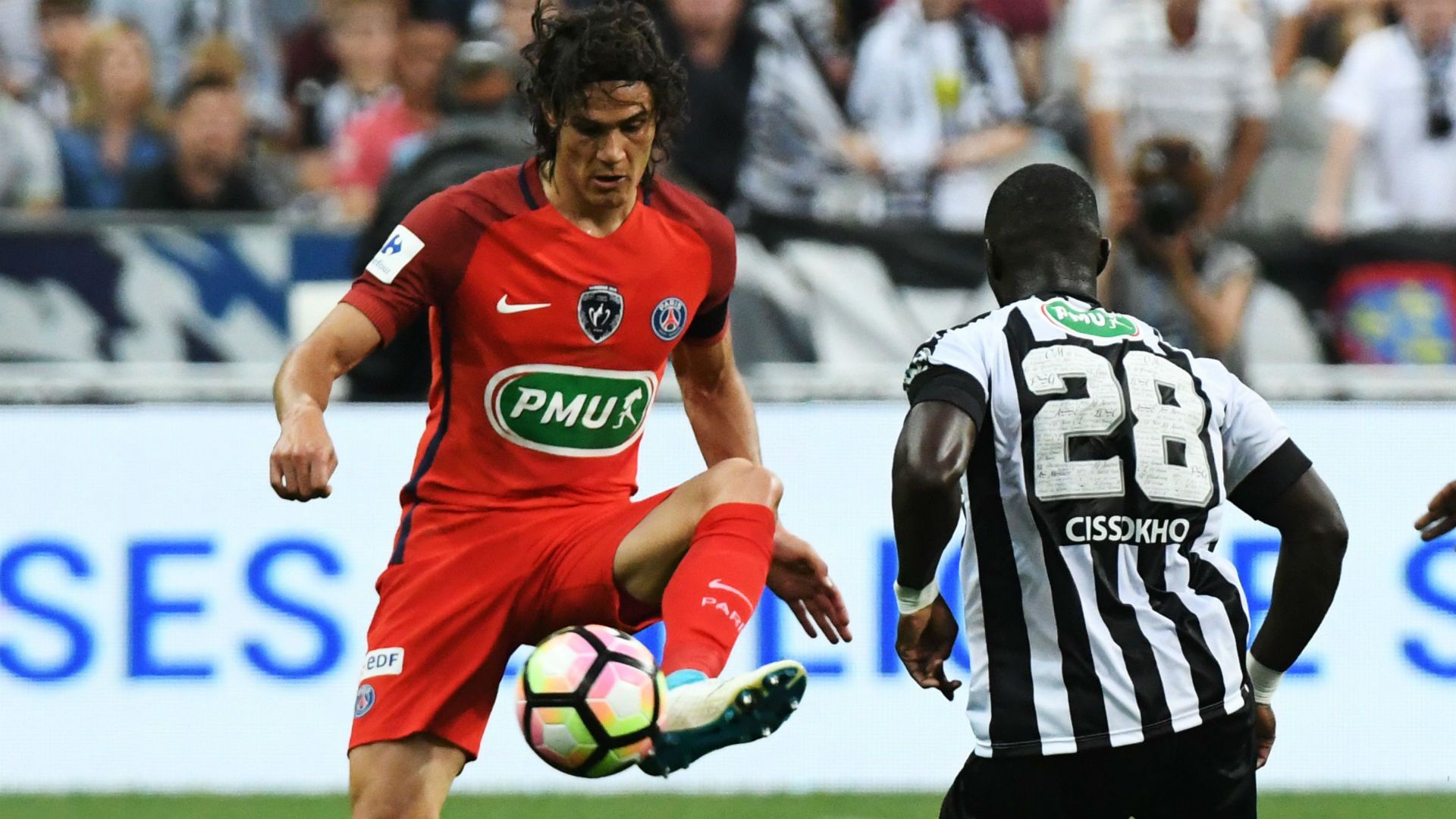 Edinson Cavani Angers PSG Coupe de France 27052017