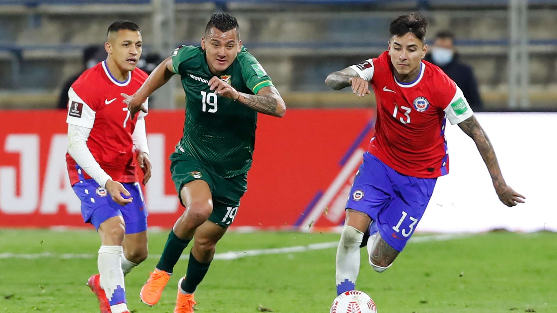 Alexis Sánchez, Erick Pulgar Chile Bolivia