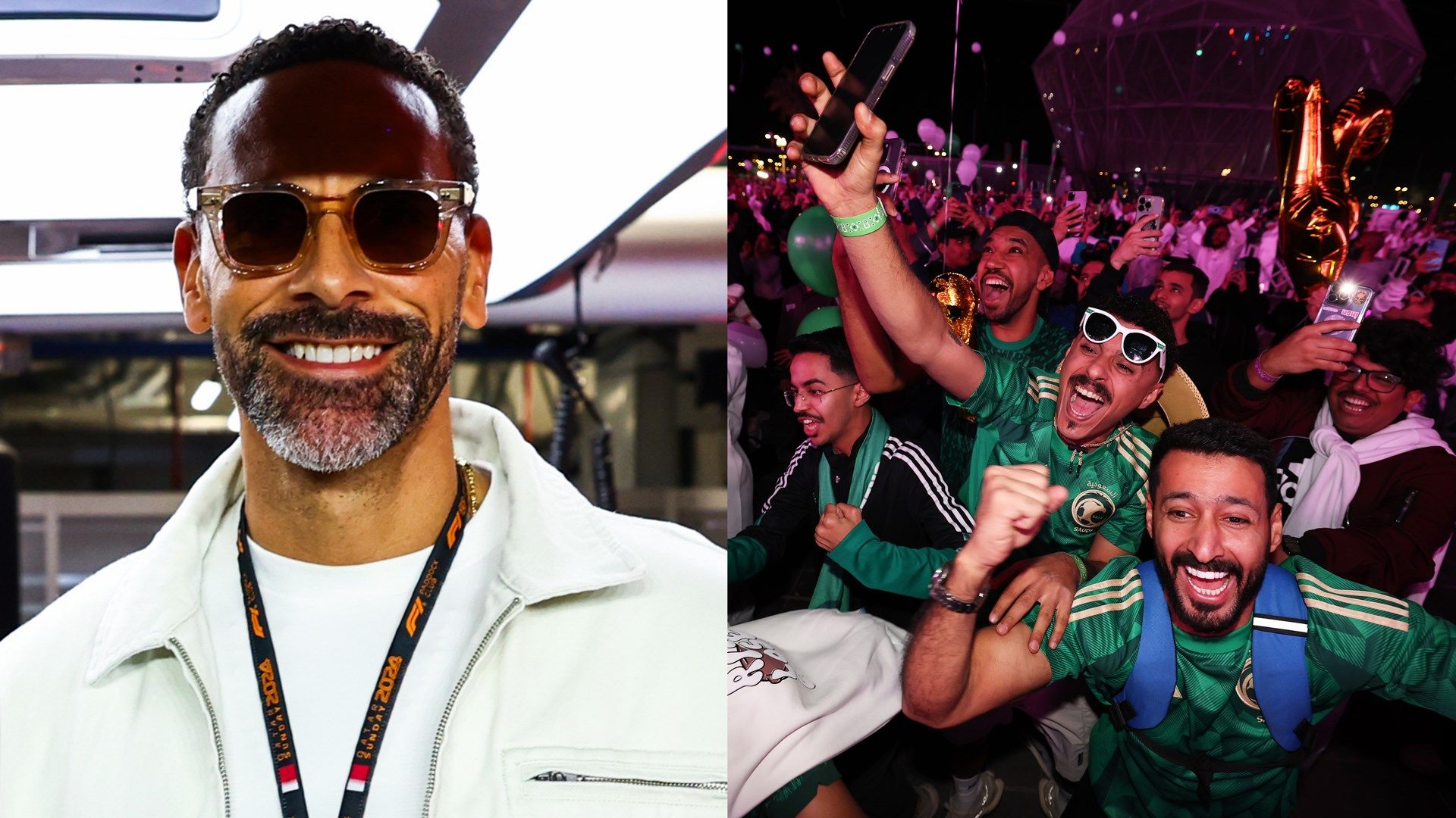 Rio Ferdinand Saudi Arabia fans