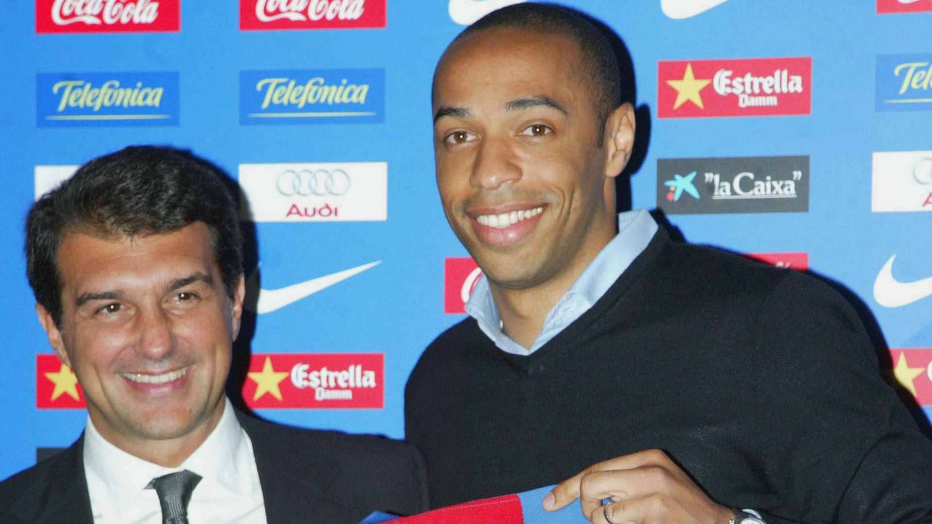 Thierry Henry Joan Laporta