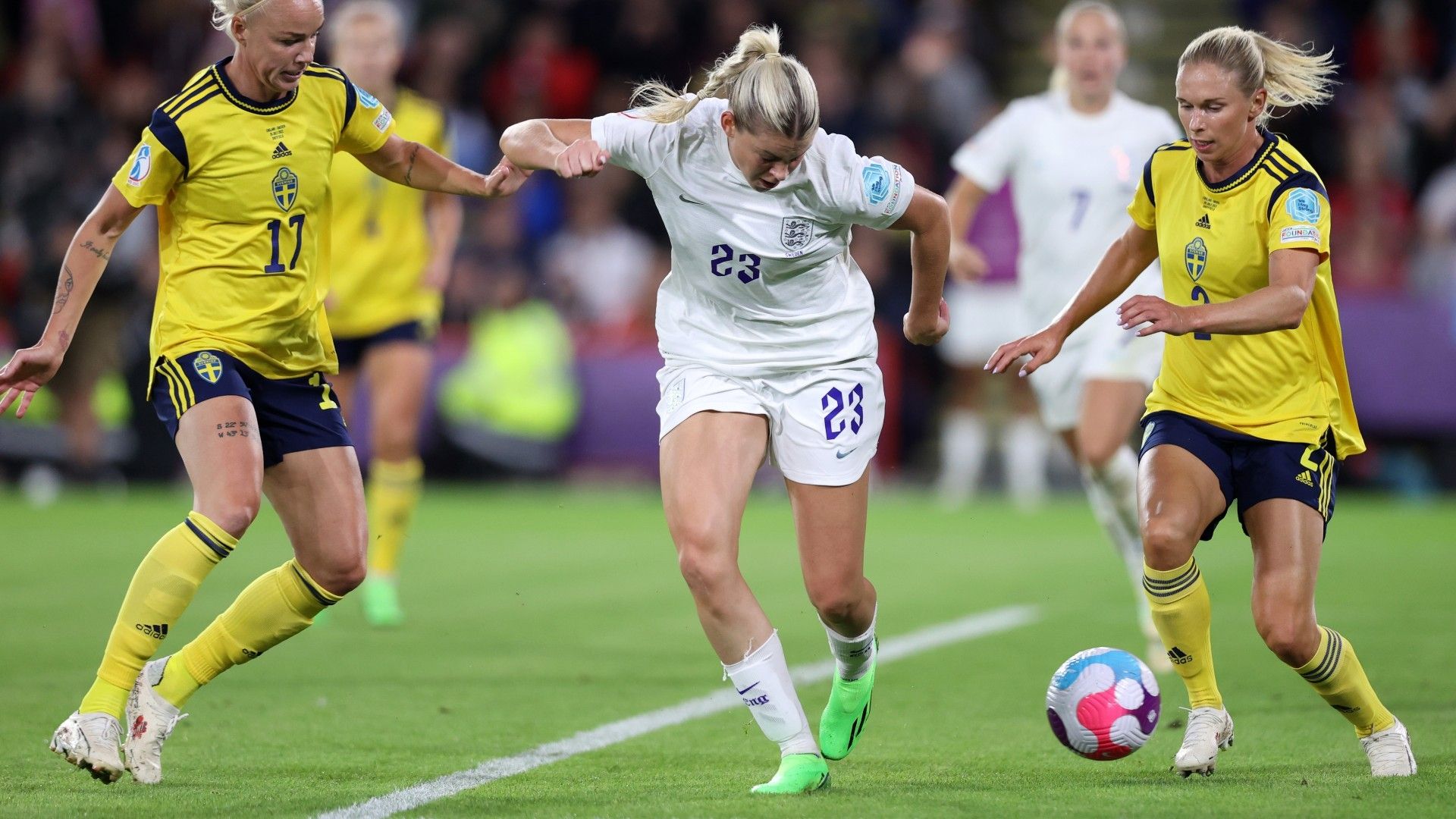 Alessia Russo back heel Euro 2022