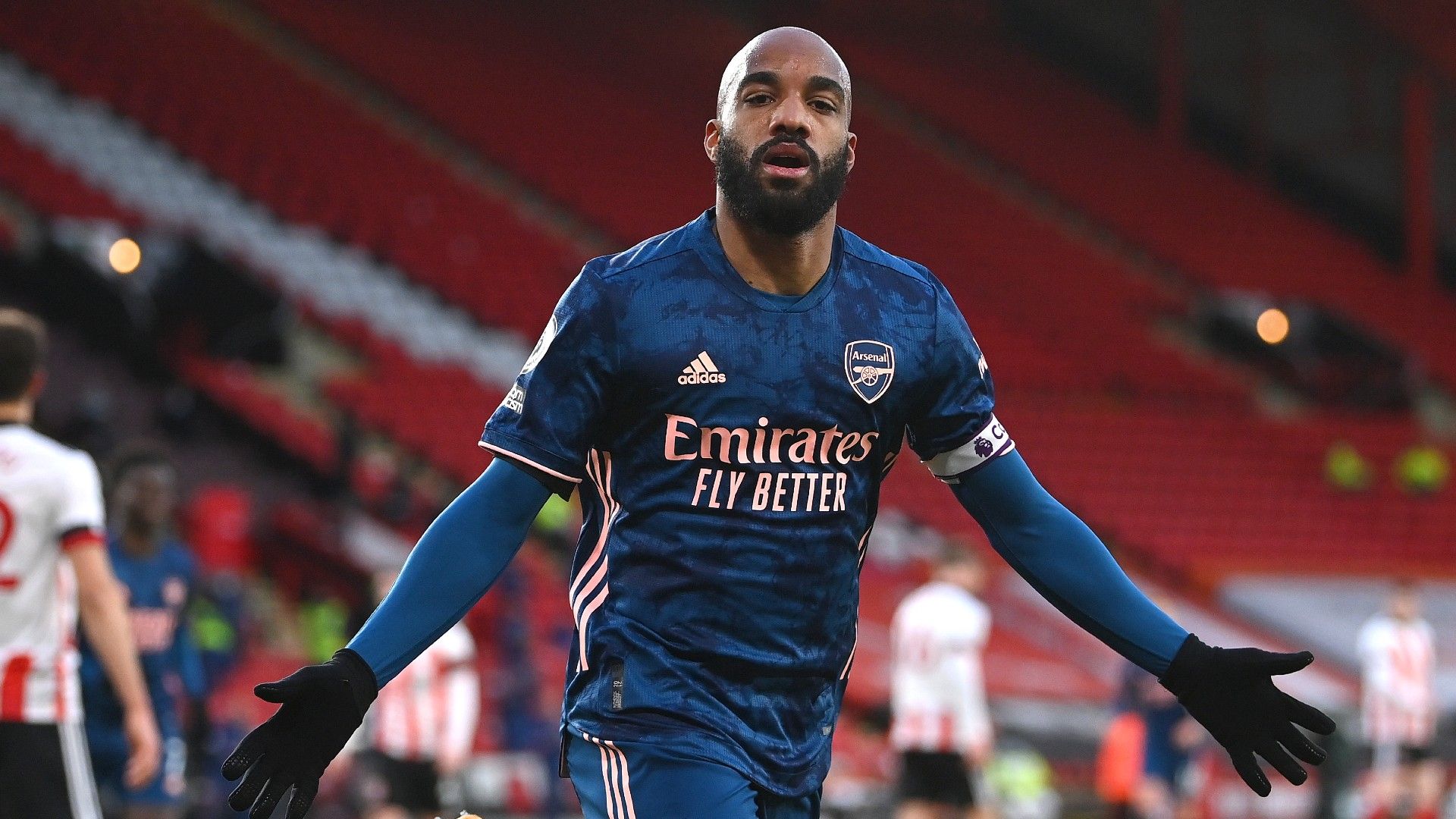 Alexandre Lacazette Sheffield United vs Arsenal Premier League 2020-21