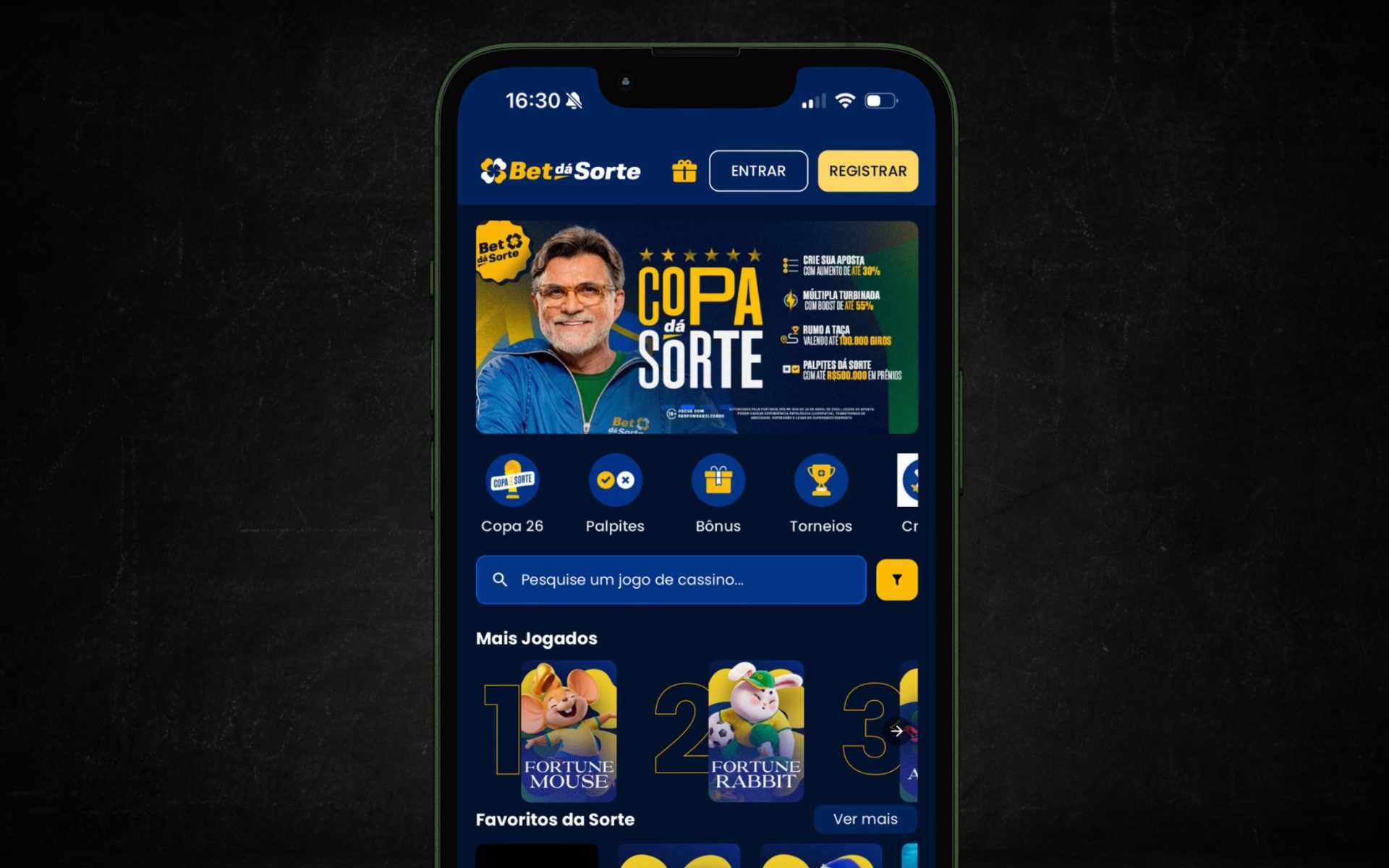 bet da sorte app home