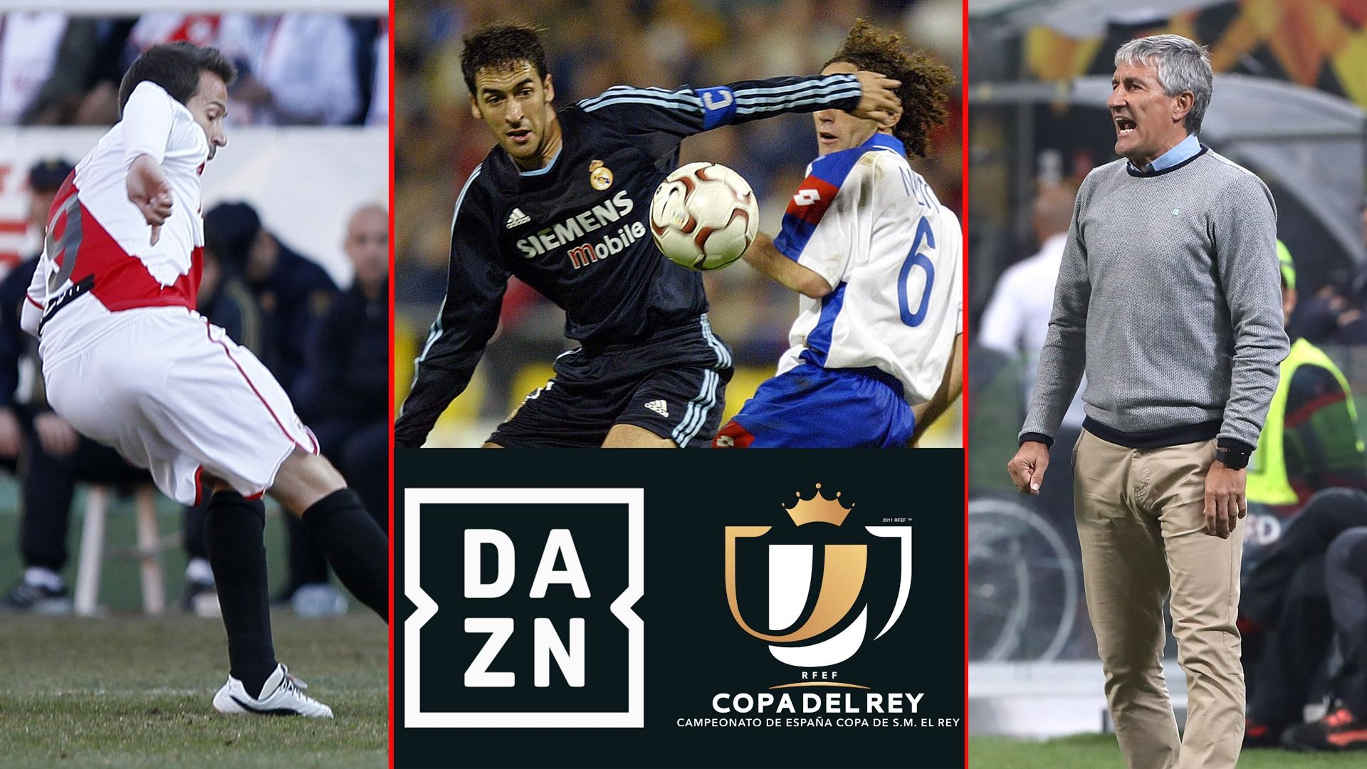 Tamudo, Raúl y Milito y Setién