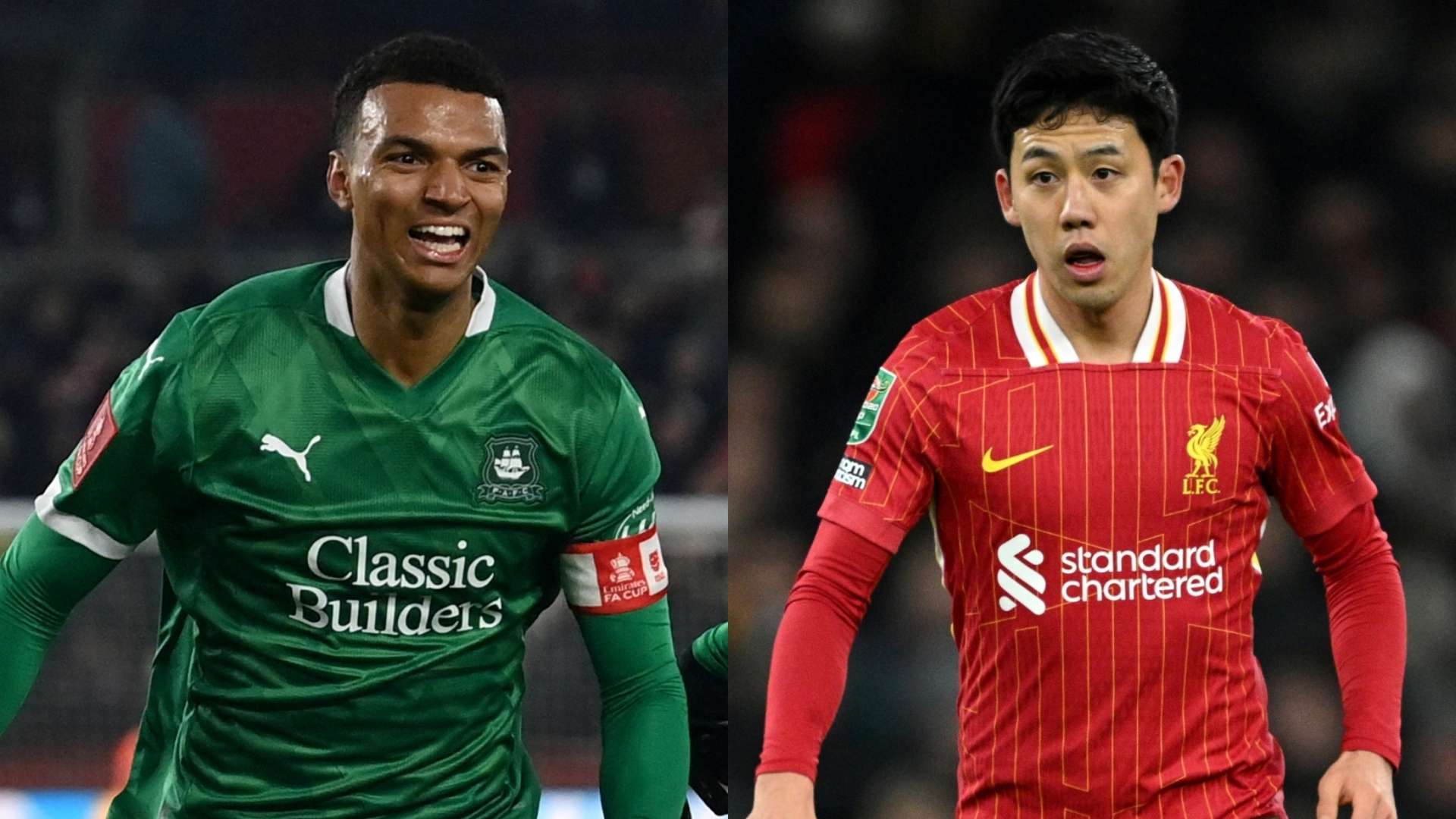 Morgan Whittake Plymouth Wataru Endo Liverpool