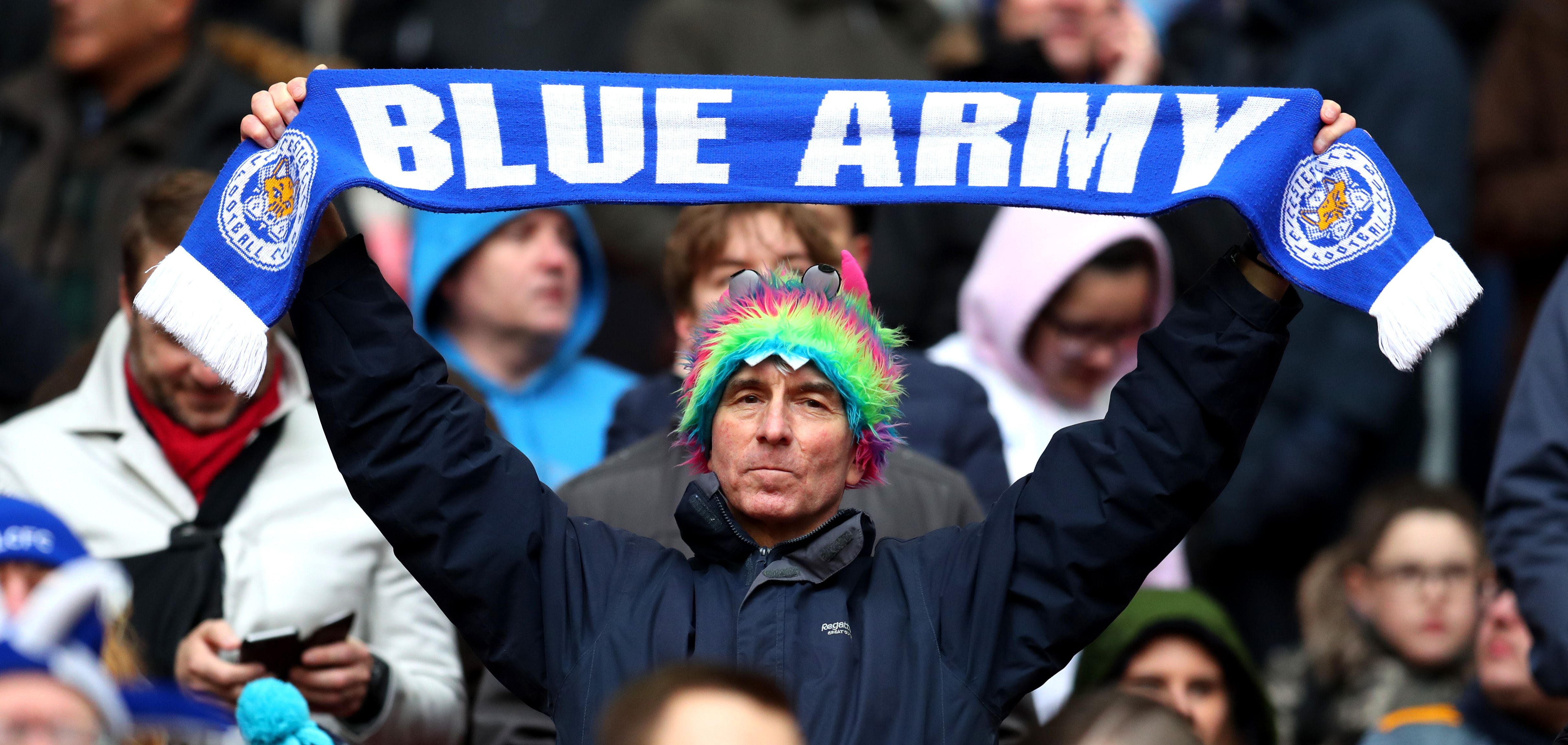 A Leicester Fan at Wembley