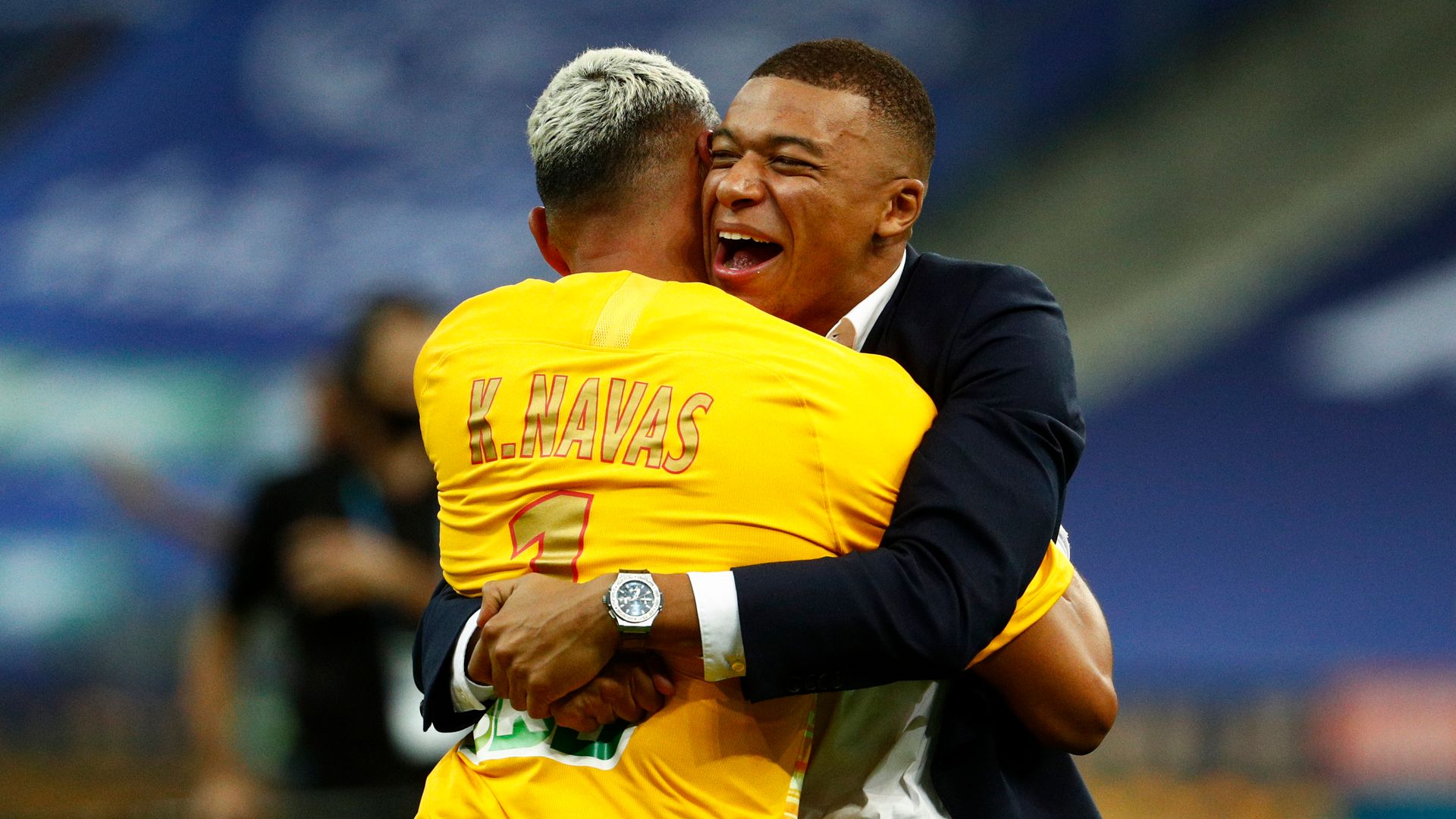 Keylor Navas, Kylian Mbappe