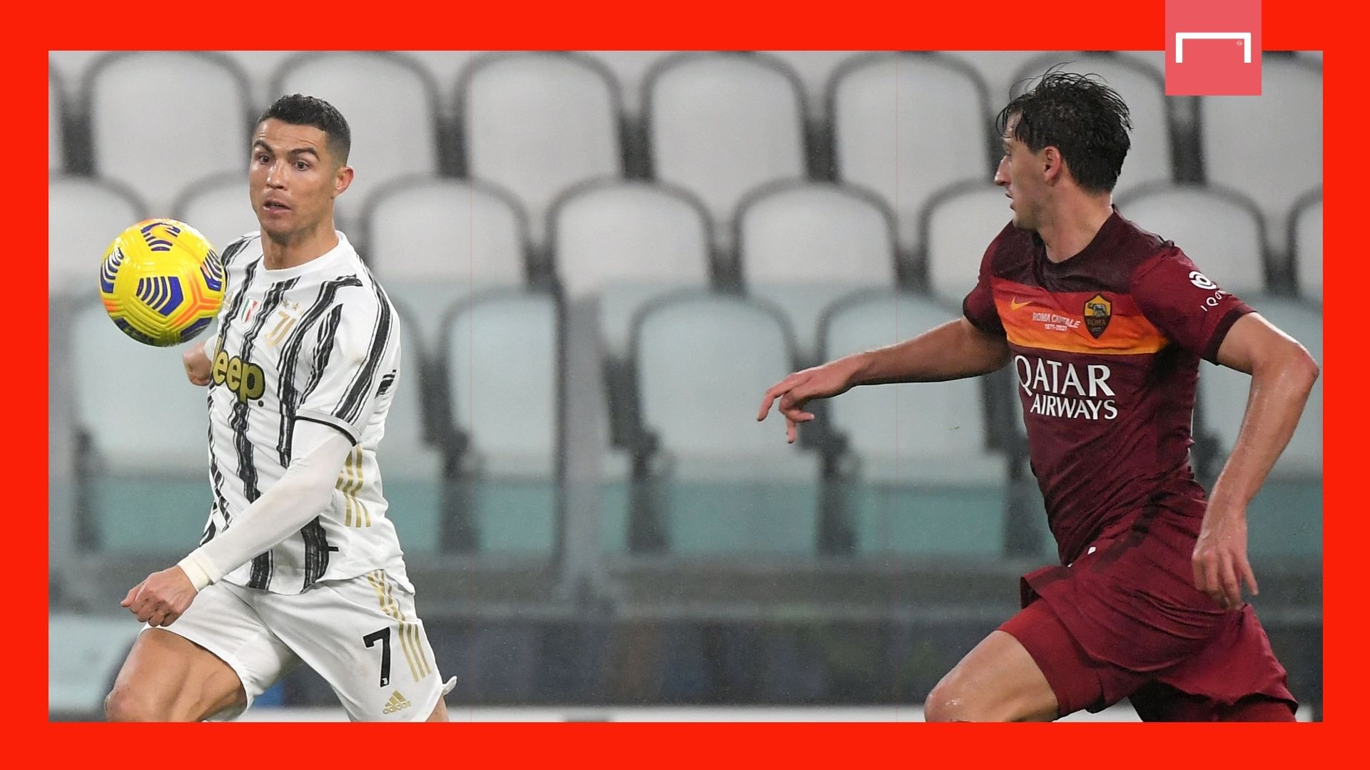 Marash Kumbulla Roma Cristiano Ronaldo Juventus GFX