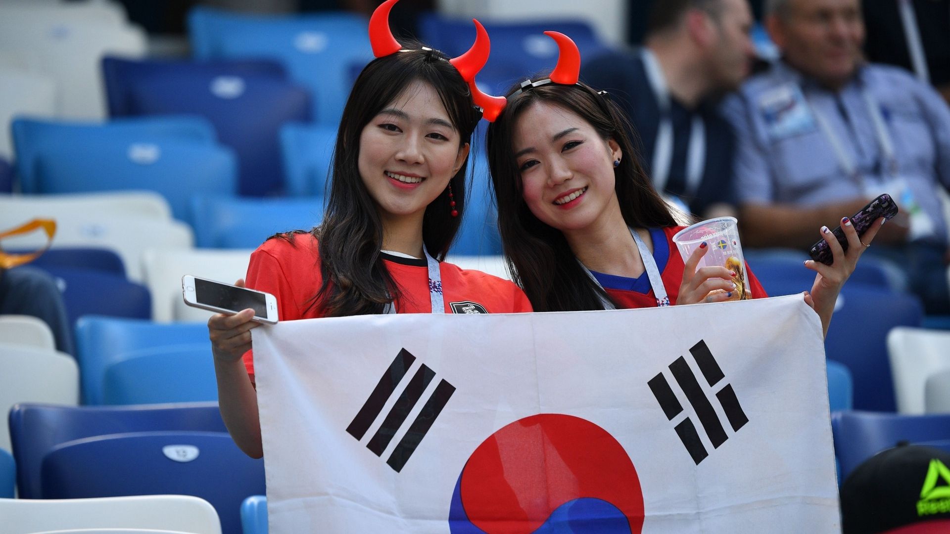 美女サポワールドカップ_スウェーデンvs韓国_韓国1