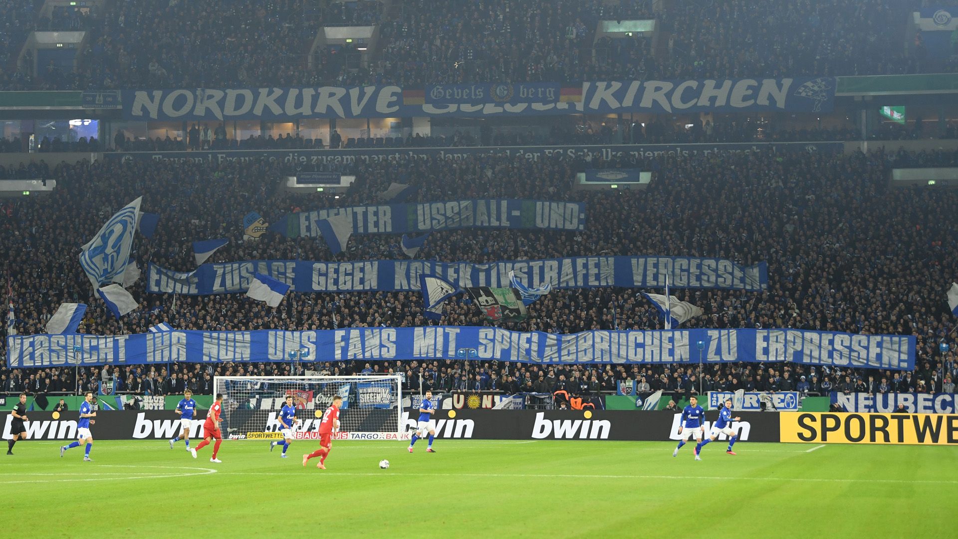 Schalke Bayern Fans Pokal 03032020