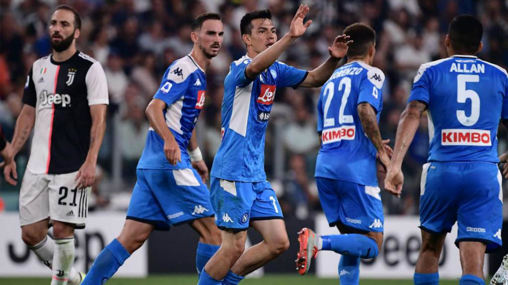 Napoli Serie A Chucky Lozano