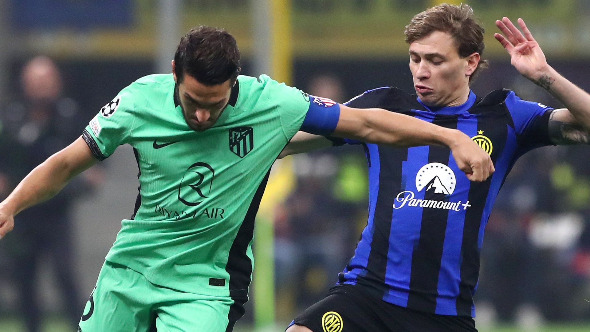 Koke Barella, Inter Atletico Madrid Champions League 20 02 2024