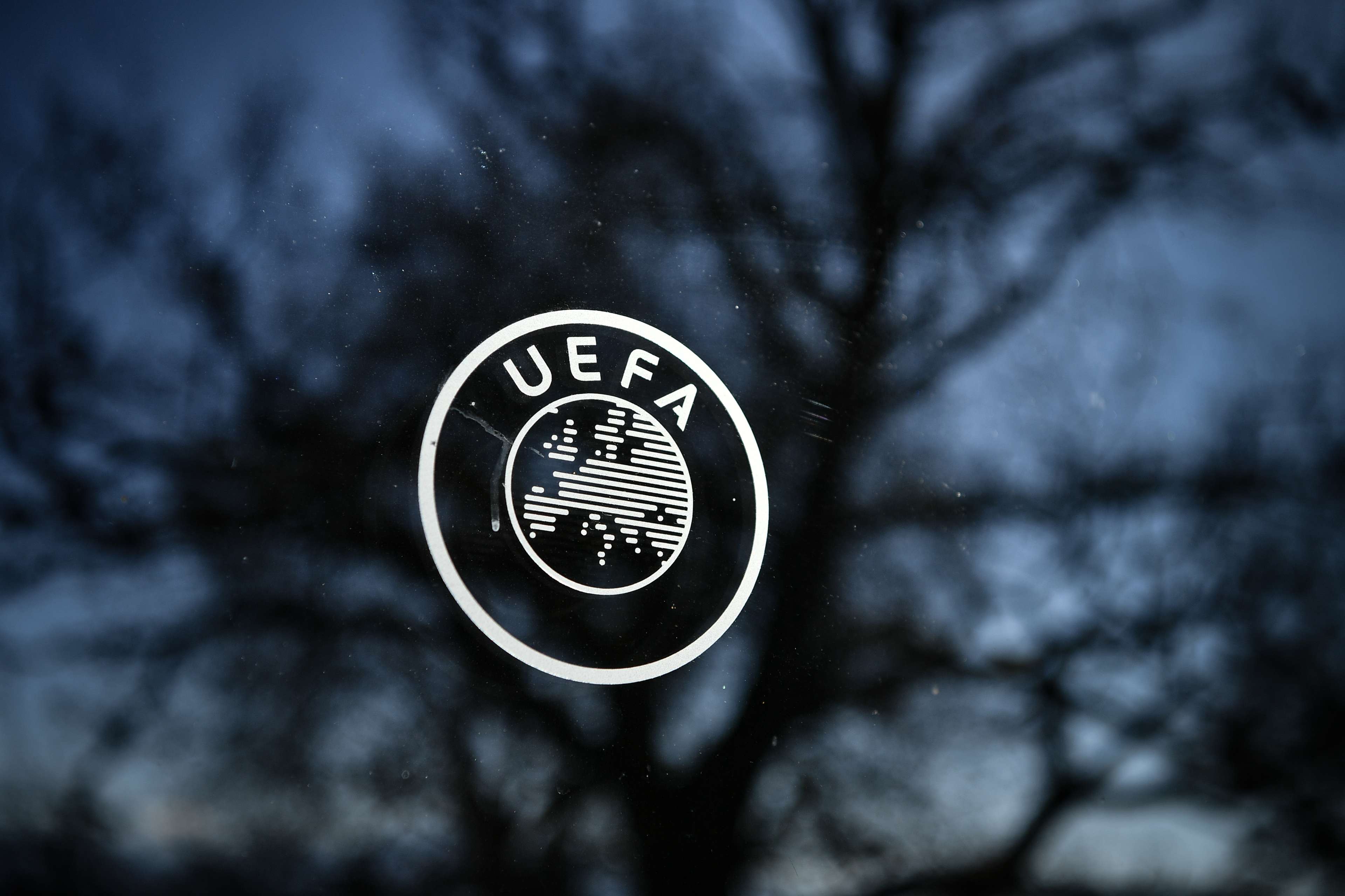 UEFA logo view nyon