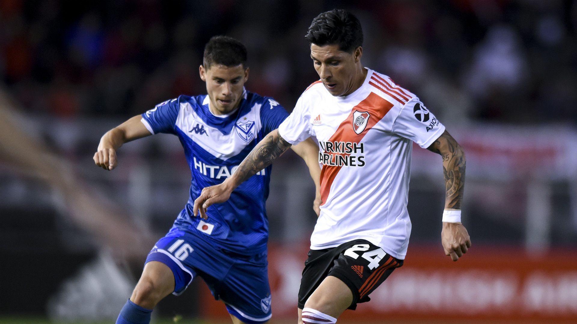 Lucas Robertone Enzo Perez River Velez Superliga 22092019