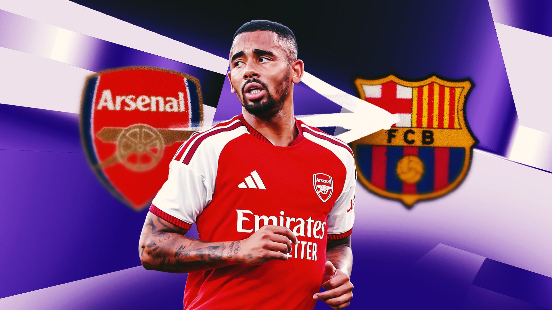 Gabriel Jesus Barcelona GFX