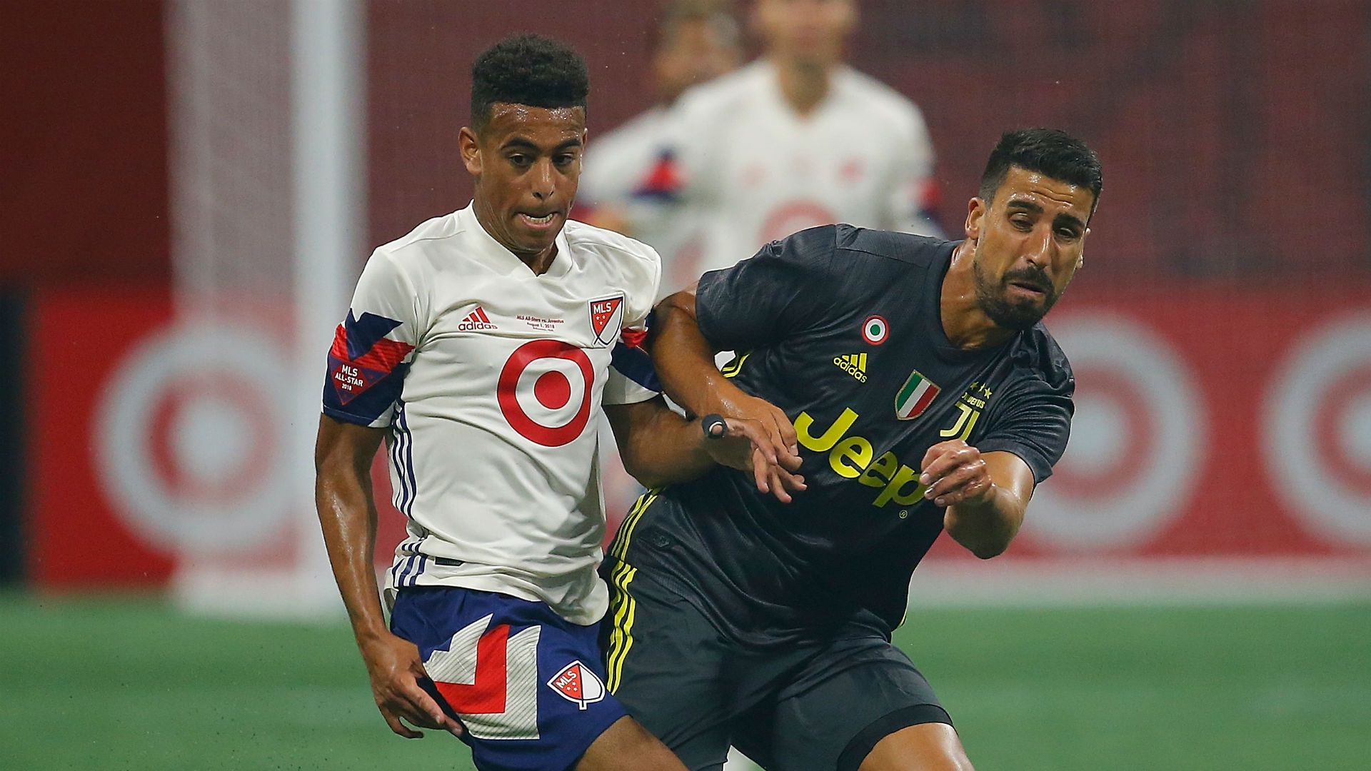 Tyler Adams Sami Khedira MLS All-Stars Juventus 2018