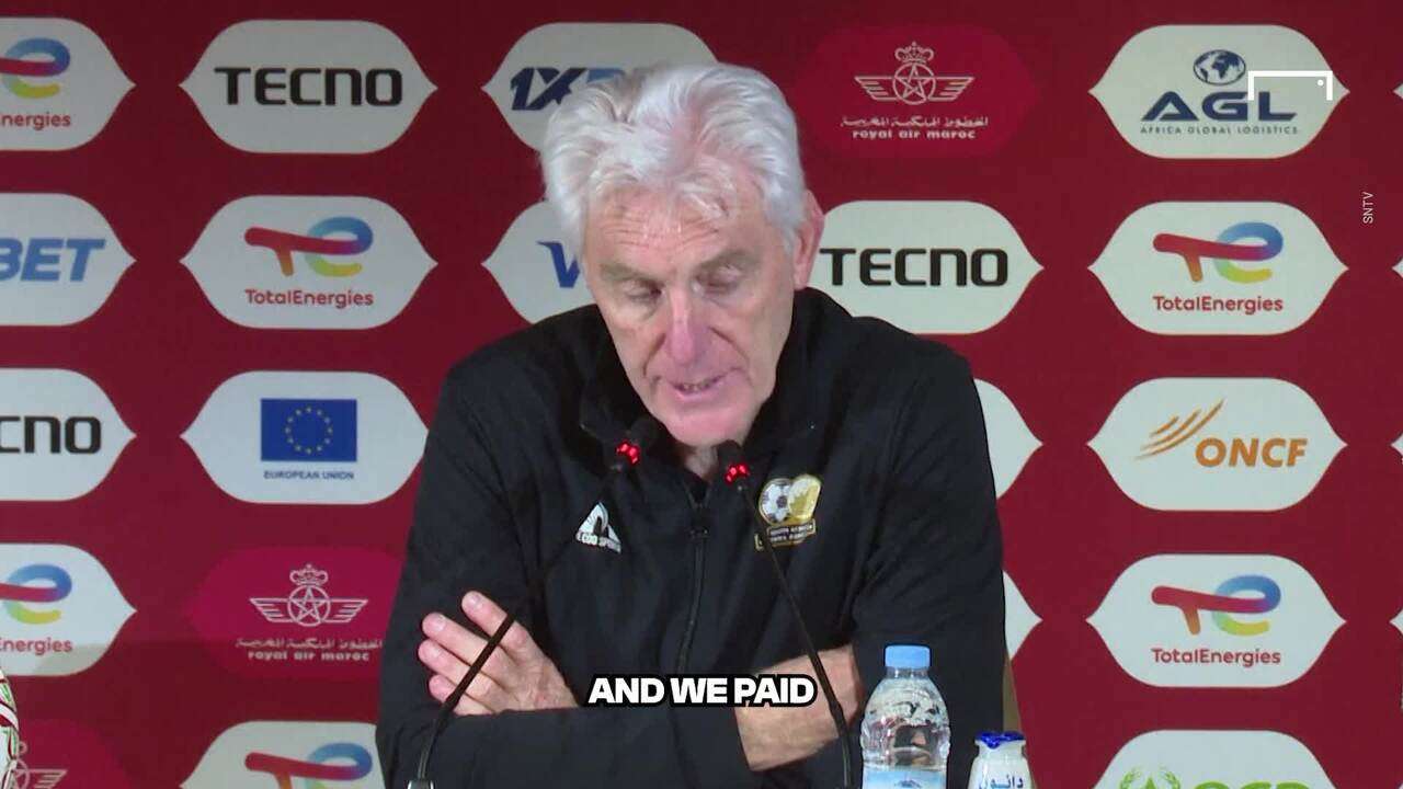 Bafana Bafana Hugo Broos AFCON exit video