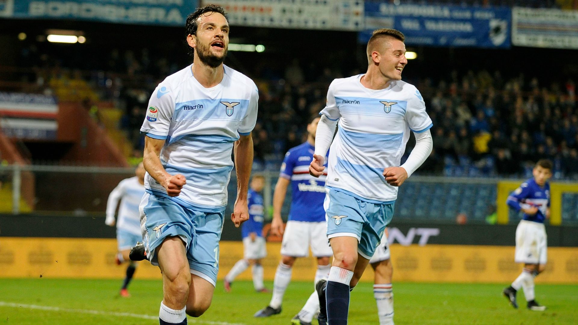 Marco Parolo Sergej Milinkovic-Savic Sampdoria Lazio