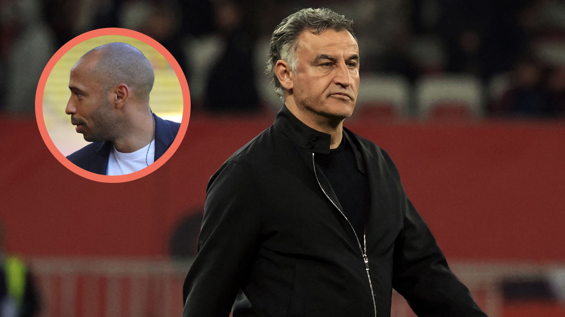 Nice PSG Thierry Henry Christophe Galtier