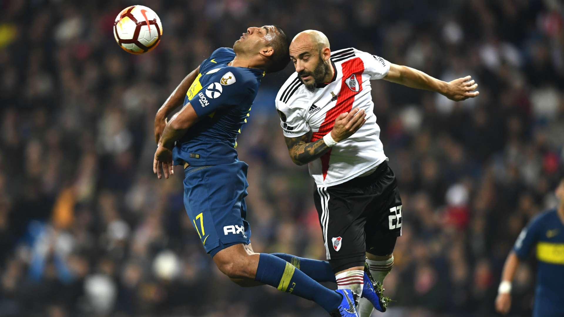 Ramon Abila Javier Pinola River Plate Boca Juniors Copa Libertadores 09122018