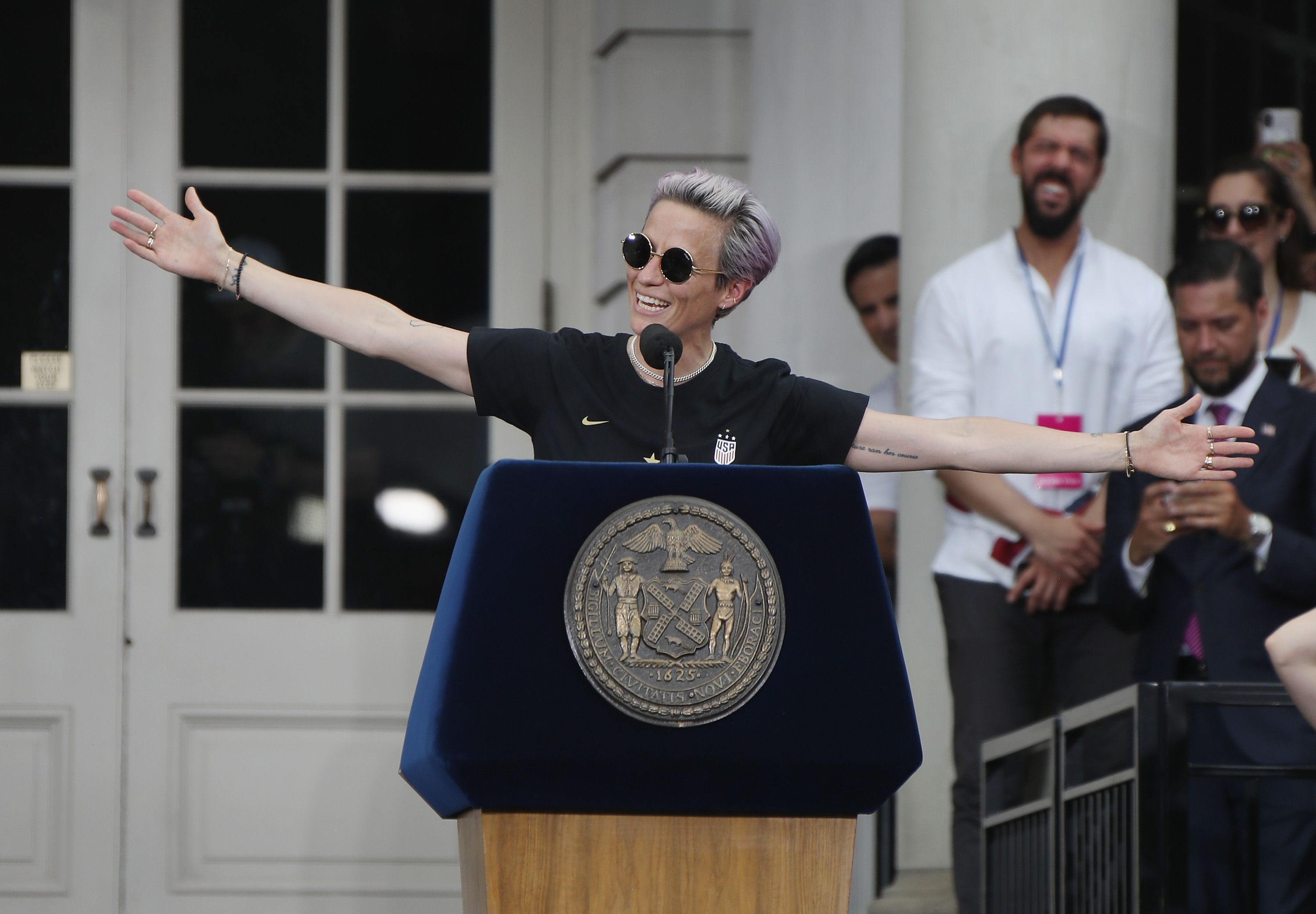 Megan Rapinoe USA speech New York