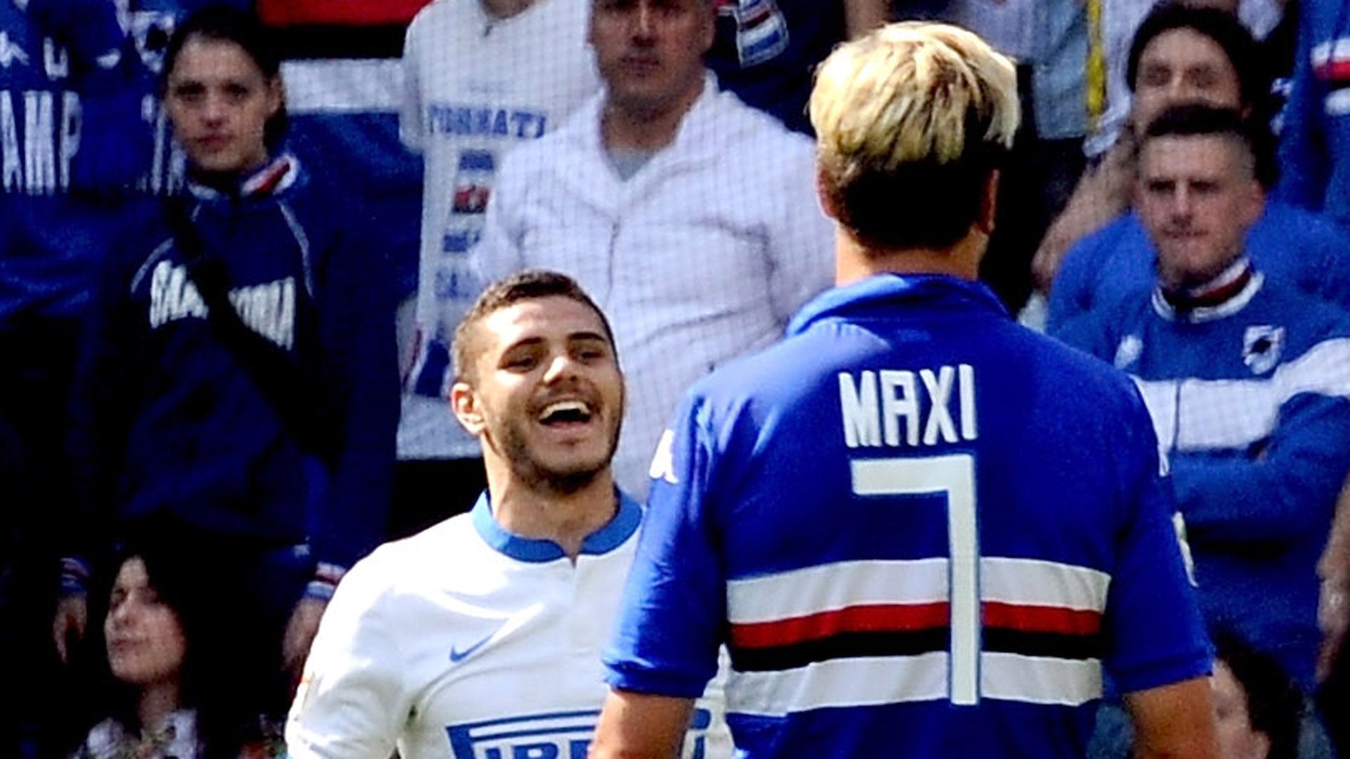 Mauro Icardi Inter Milan Maxi Lopez Sampdoria Serie A