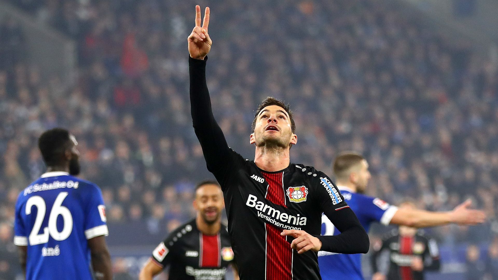 Lucas Alario Bayer Leverkusen Schalke 19122018