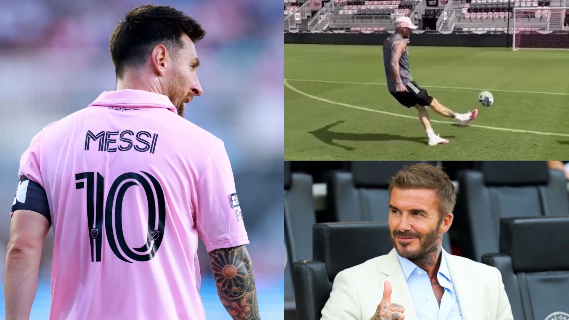 Lionel Messi David Beckham