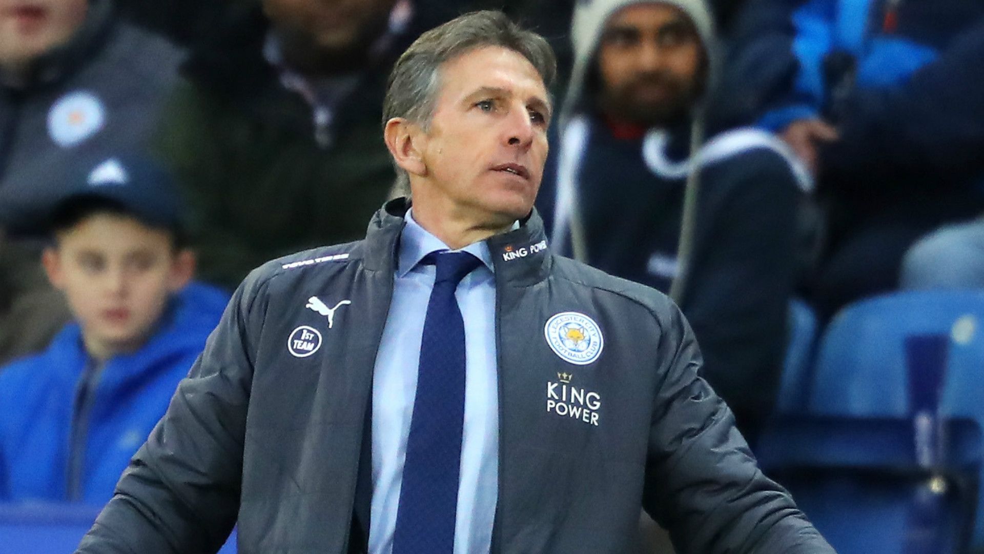 Claude Puel Leicester City