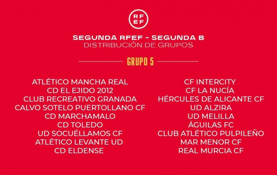 Grupo 5, Segunda RFEF