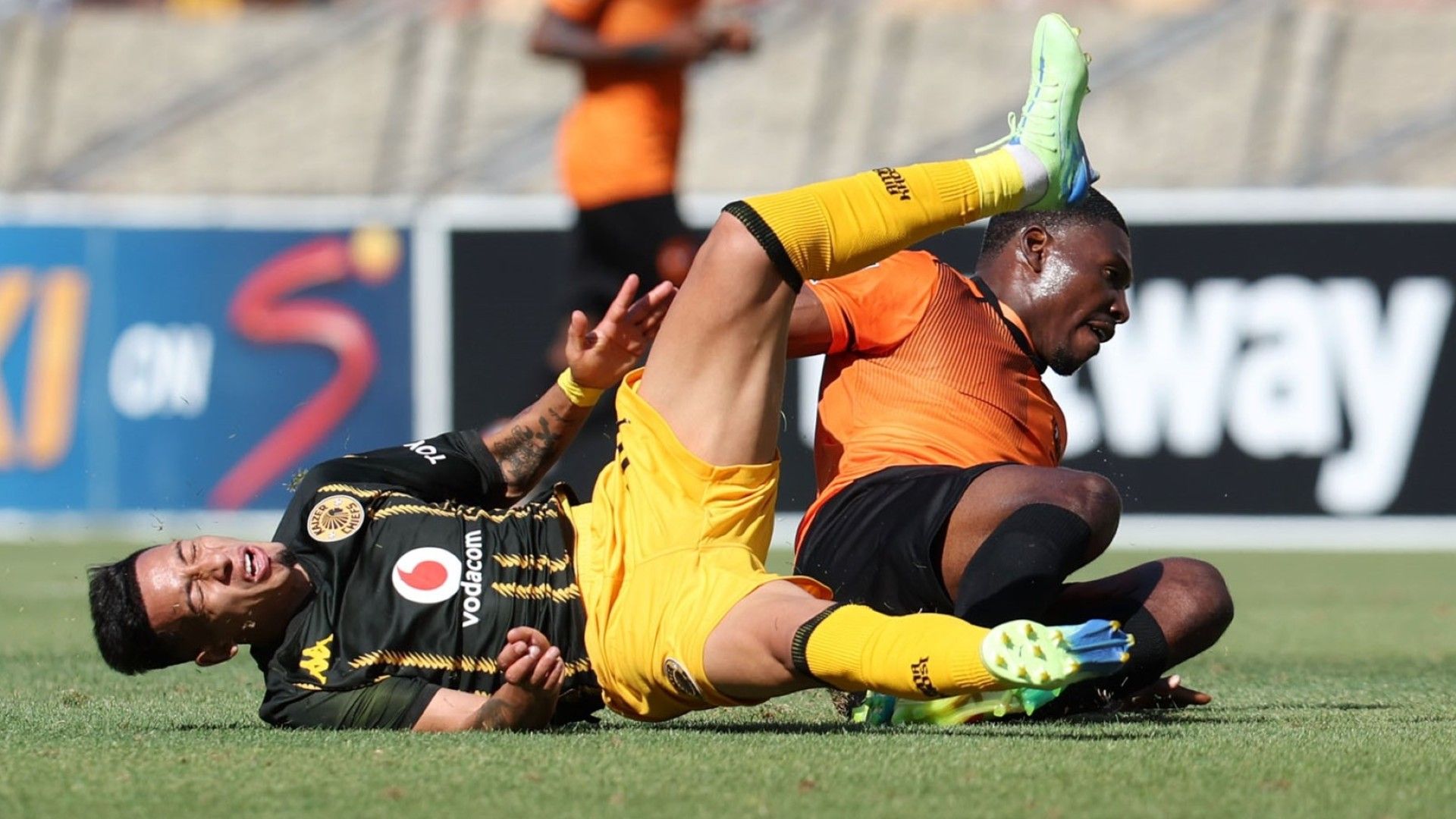Gaston Sirino and Manuel Kambala, Kaizer Chiefs vs Polokwane City