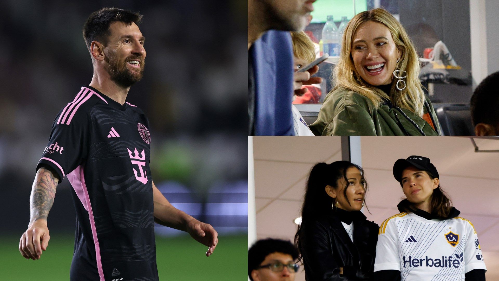 Lionel Messi, Hilary Duff, Tobin Heath, Christen Press split