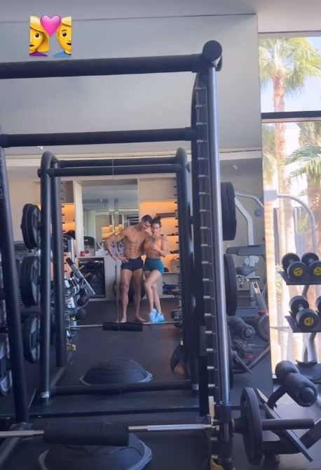 Georgina Rodriguez Cristiano Ronaldo gym