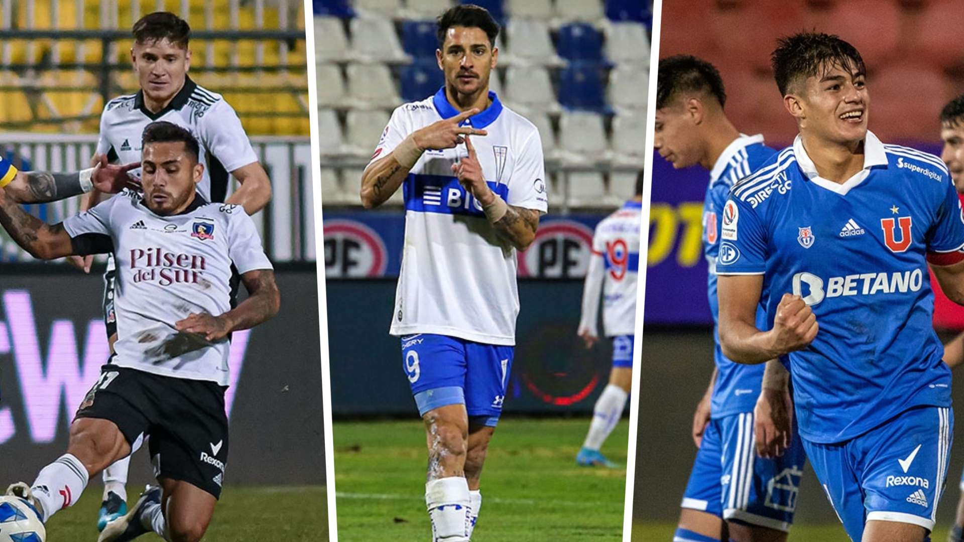 Colo Colo, Universidad Católica y Universidad de Chile