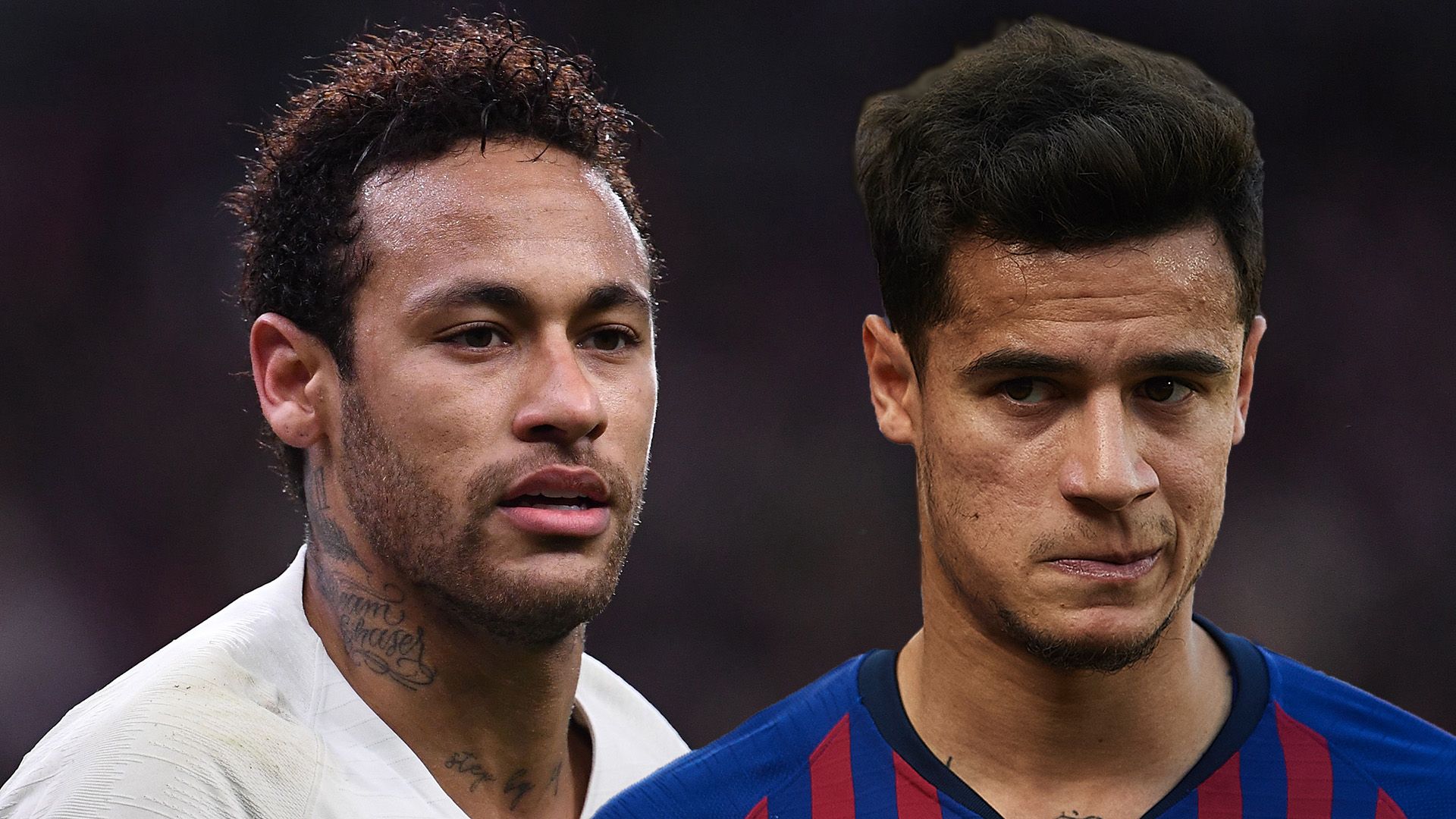 Neymar Philippe Coutinho PSG Barcelona