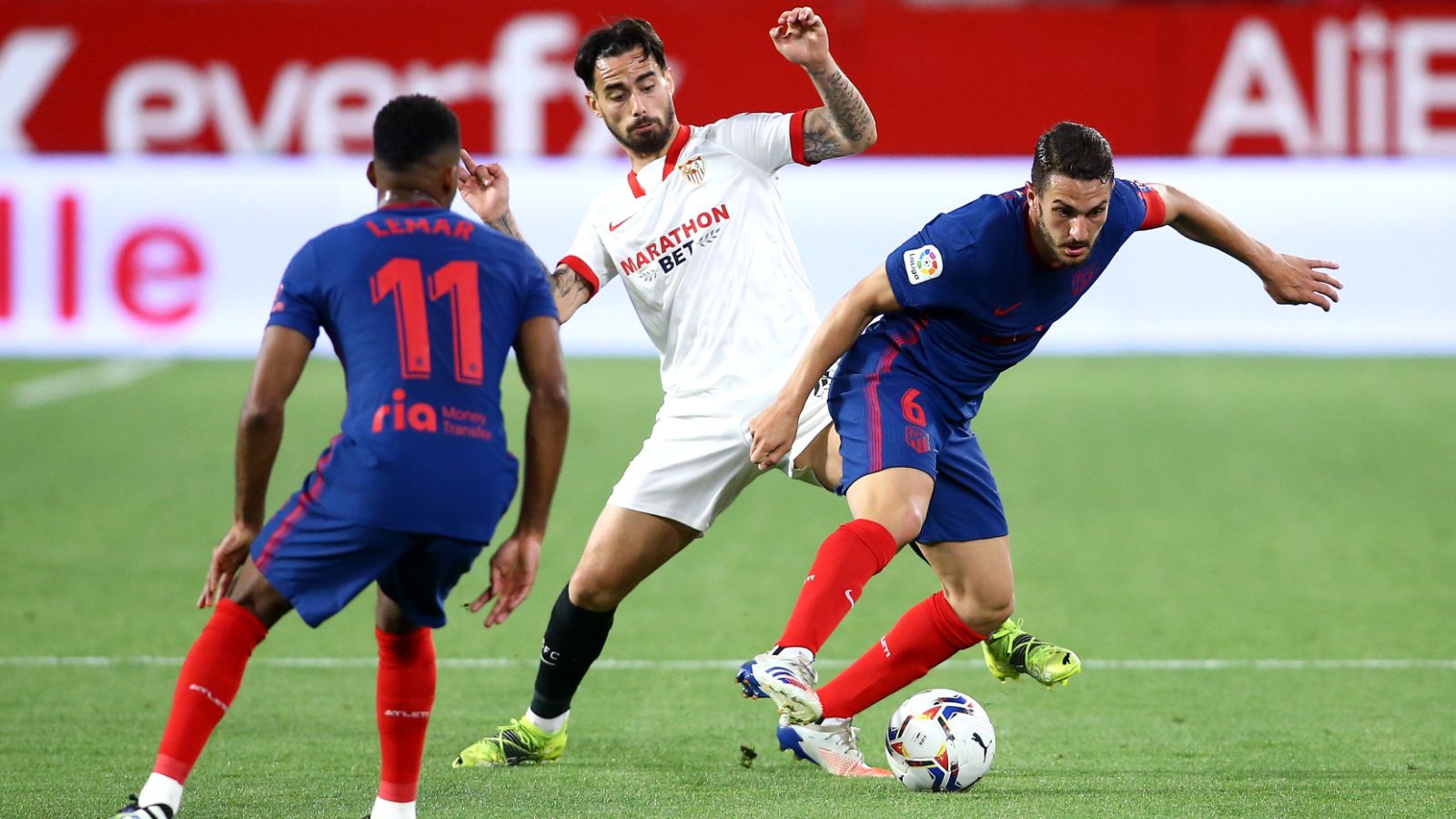 KOKE SUSO LaLiga Sevilla Atletico Madrid