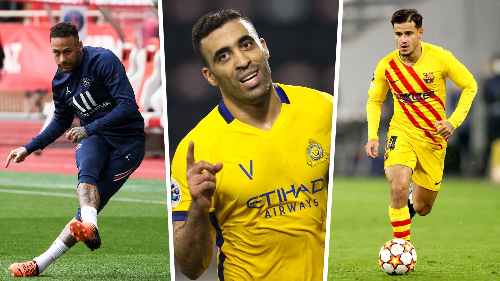 كوتينيو - حمد الله - نيمار