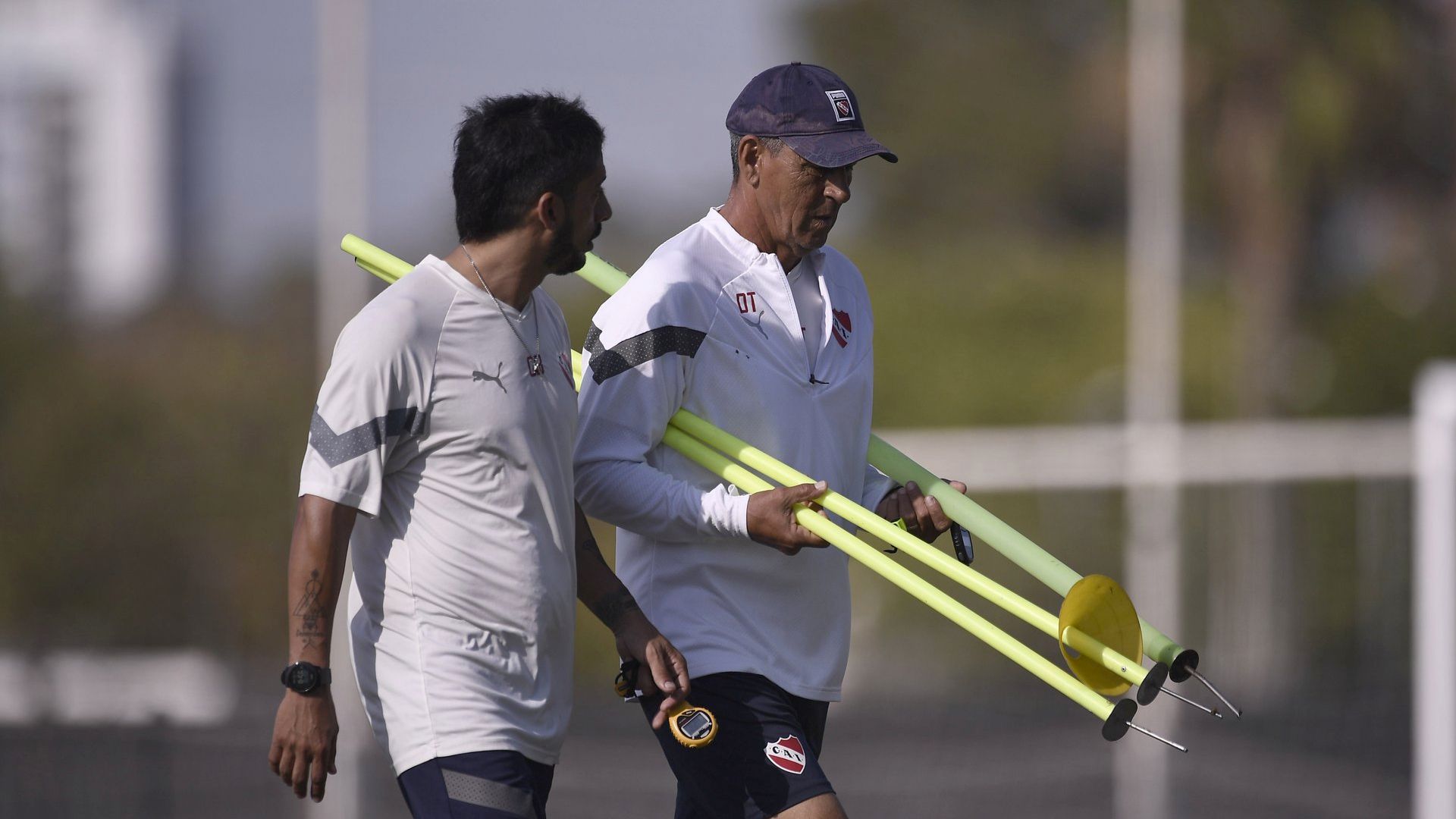 pedro monzon independiente entrenamiento abril 2023