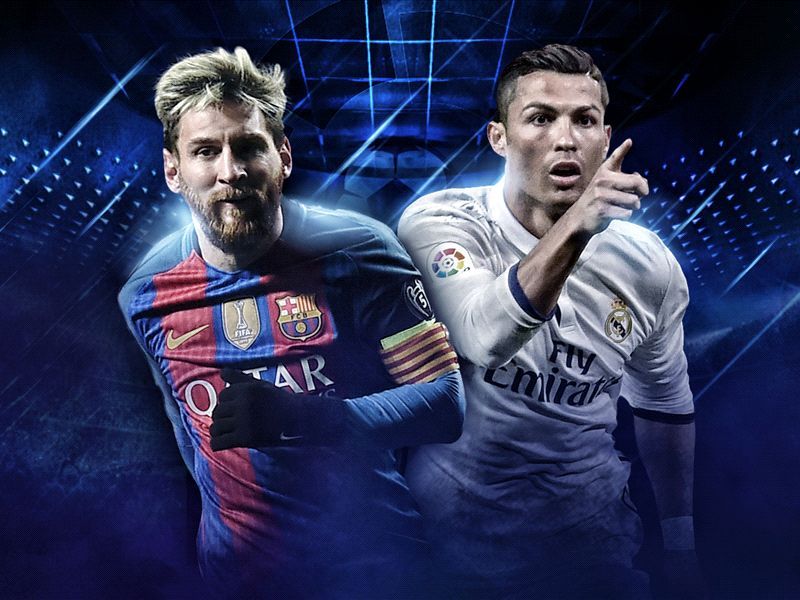 Messi Ronaldo grafika