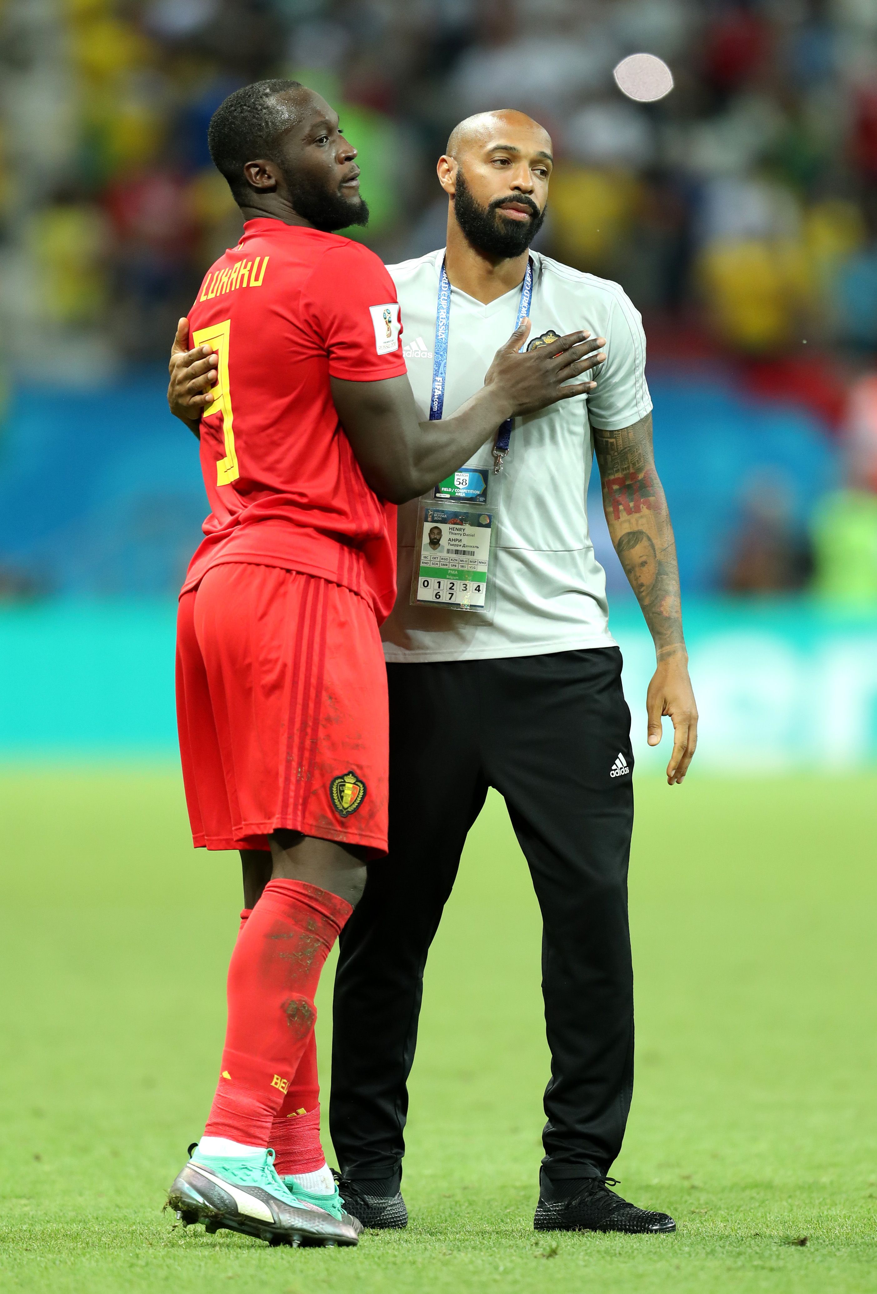 Romelu Lukaku Thierry Henry Belgium