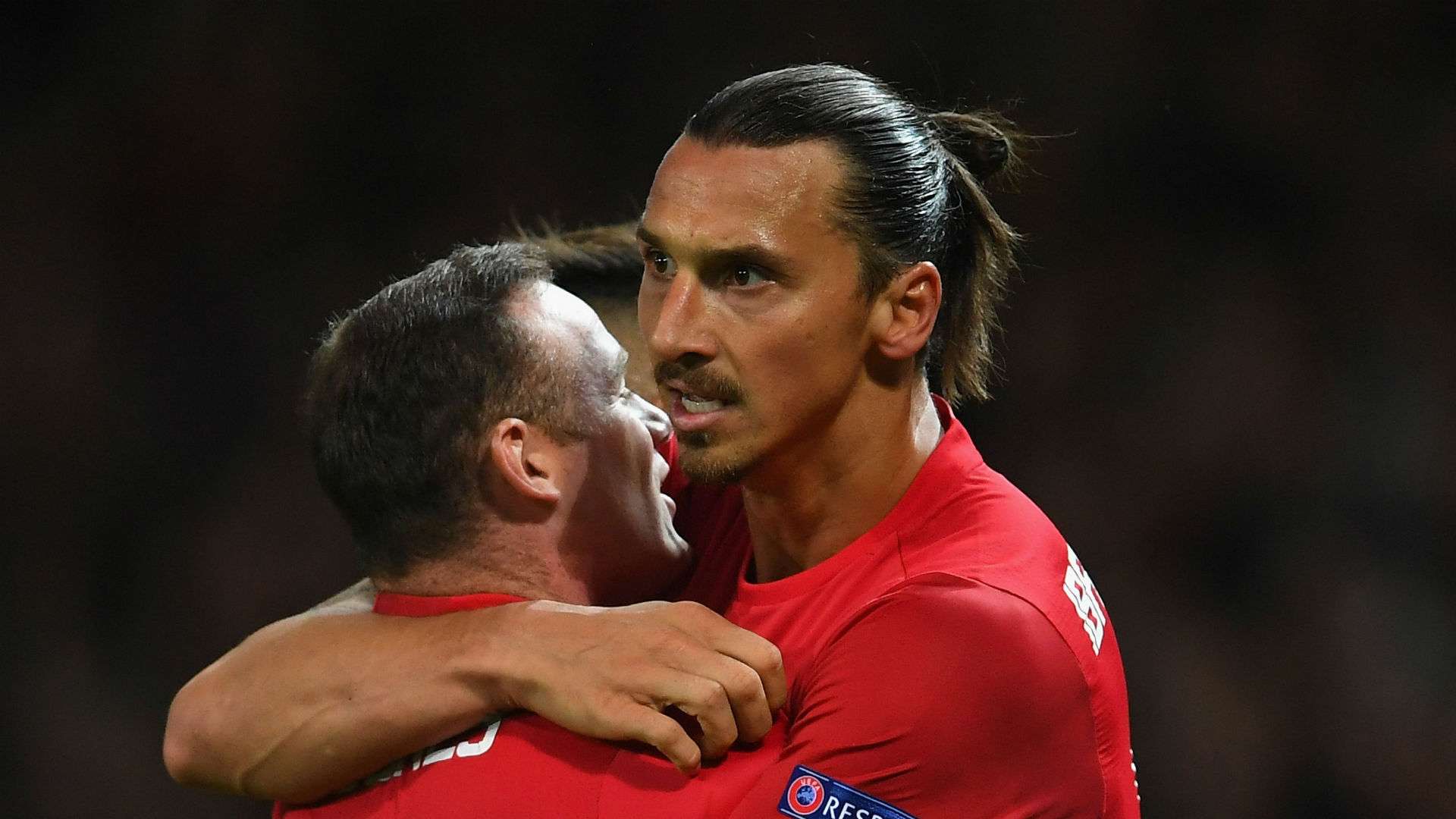 Zlatan Ibrahimovic Wayne Rooney Manchester United