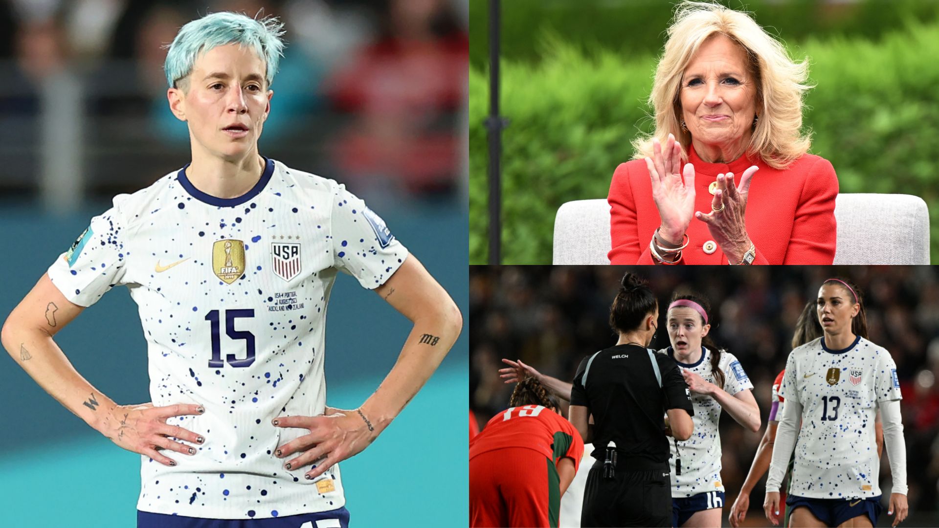 Megan Rapinoe Jill Biden USMNT 2023 Women's World Cup