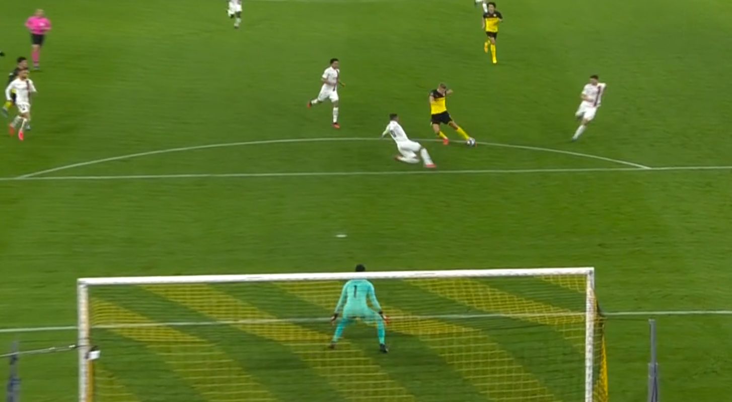 Erling Haaland Borussia Dortmund PSG 2020