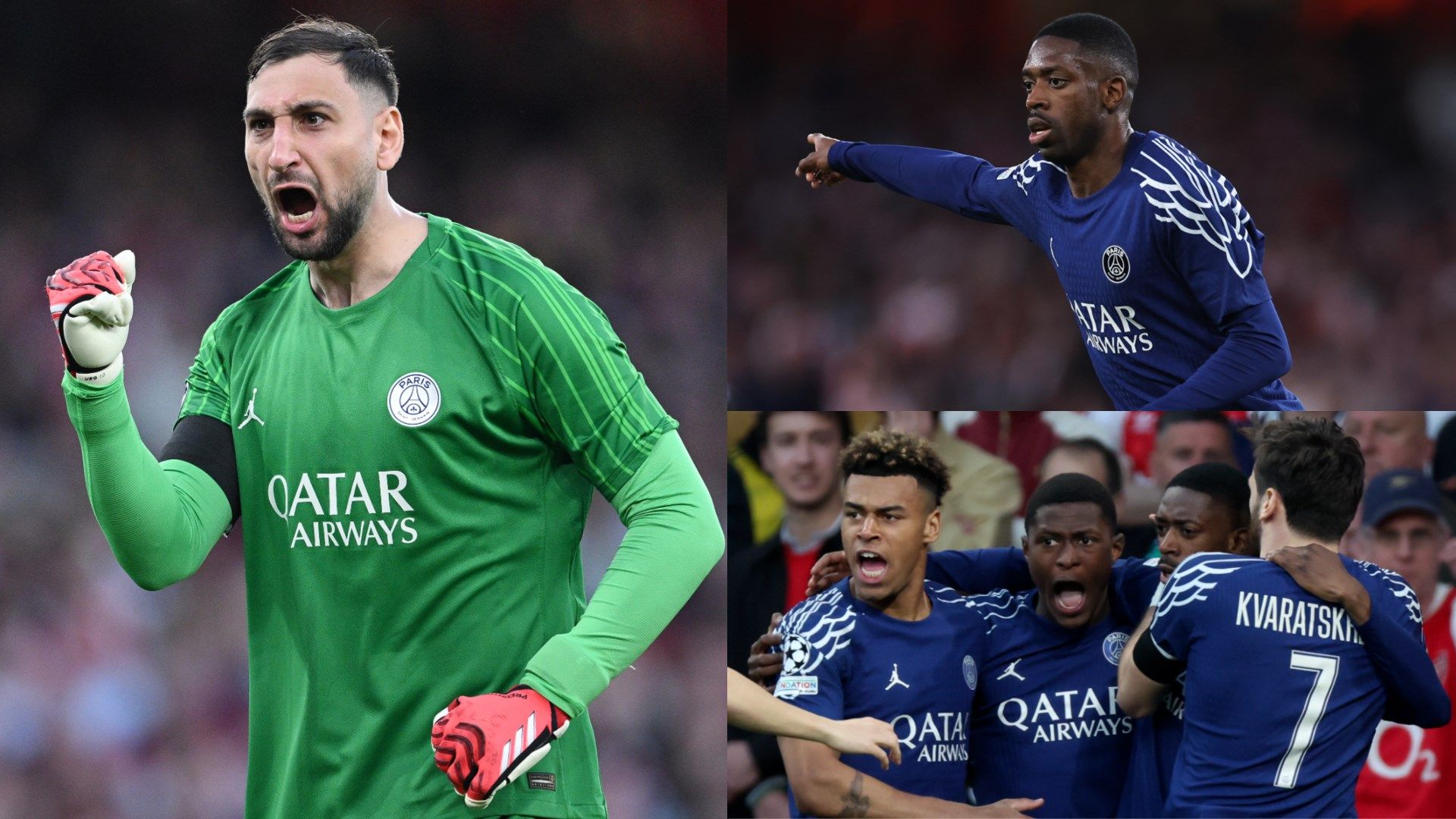 PSG Arsenal Champions League ratings GFX