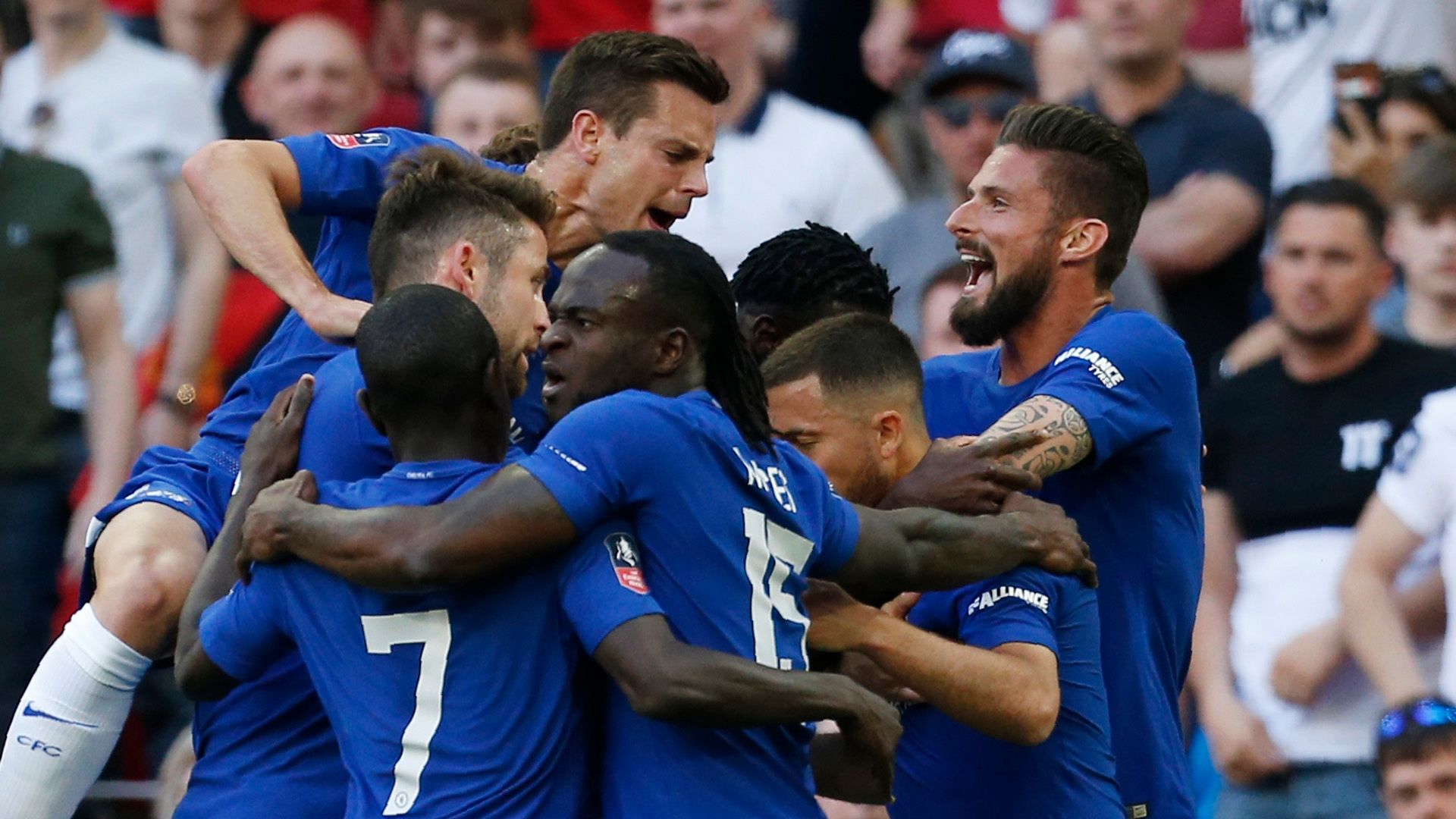 Olivier Giroud Chelsea Manchester United FA Cup final 19052018